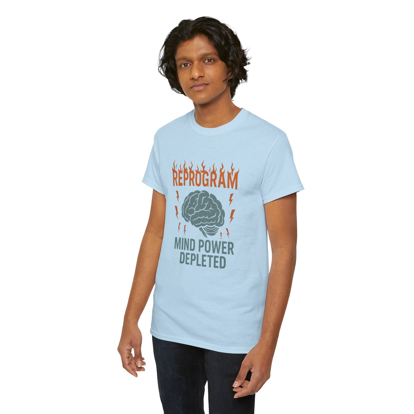 Reprogram Your Mind Unisex Heavy Cotton Tee