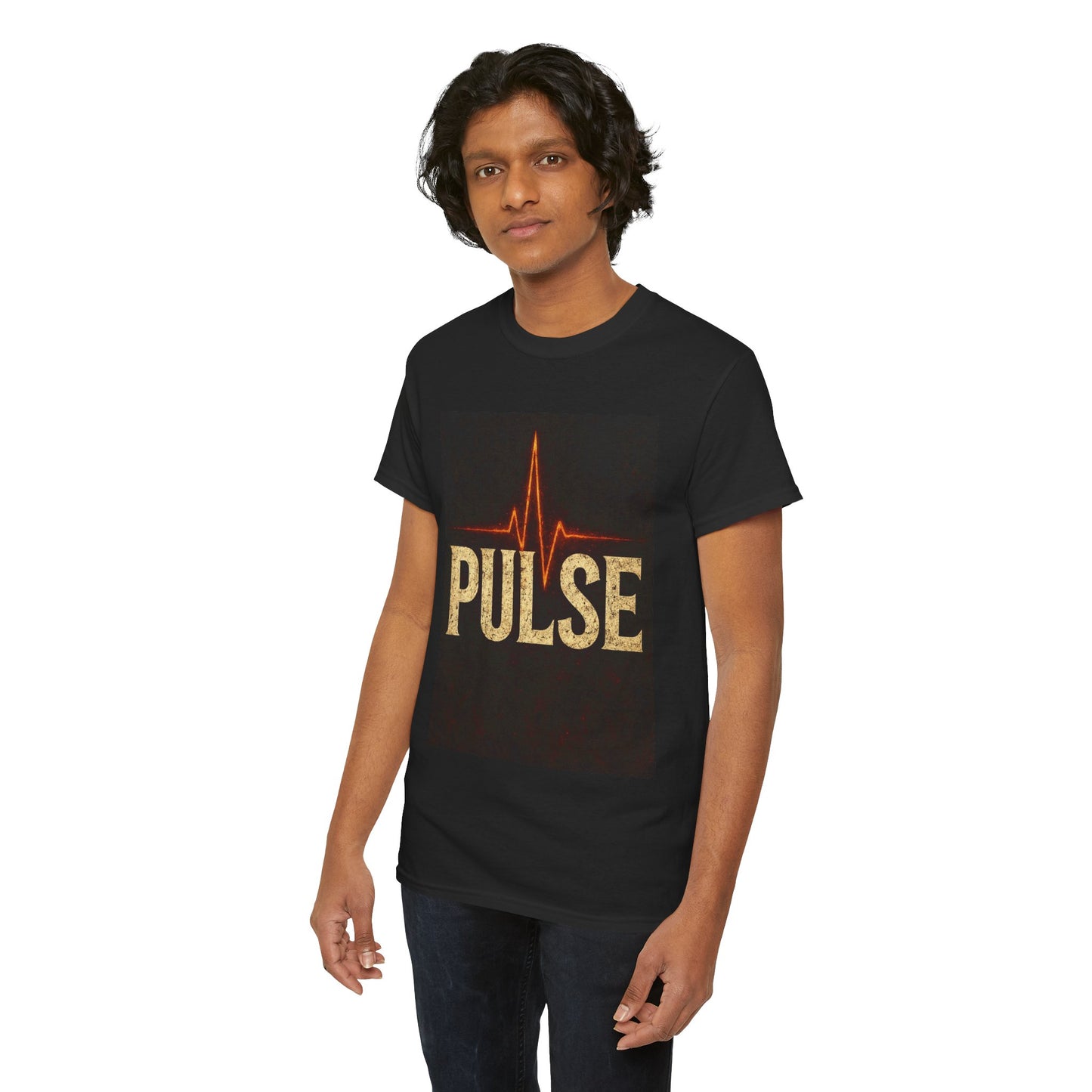 Pulse Graphic Tee, Unisex Cotton Shirt, Casual Wear, Gift for Music Lovers