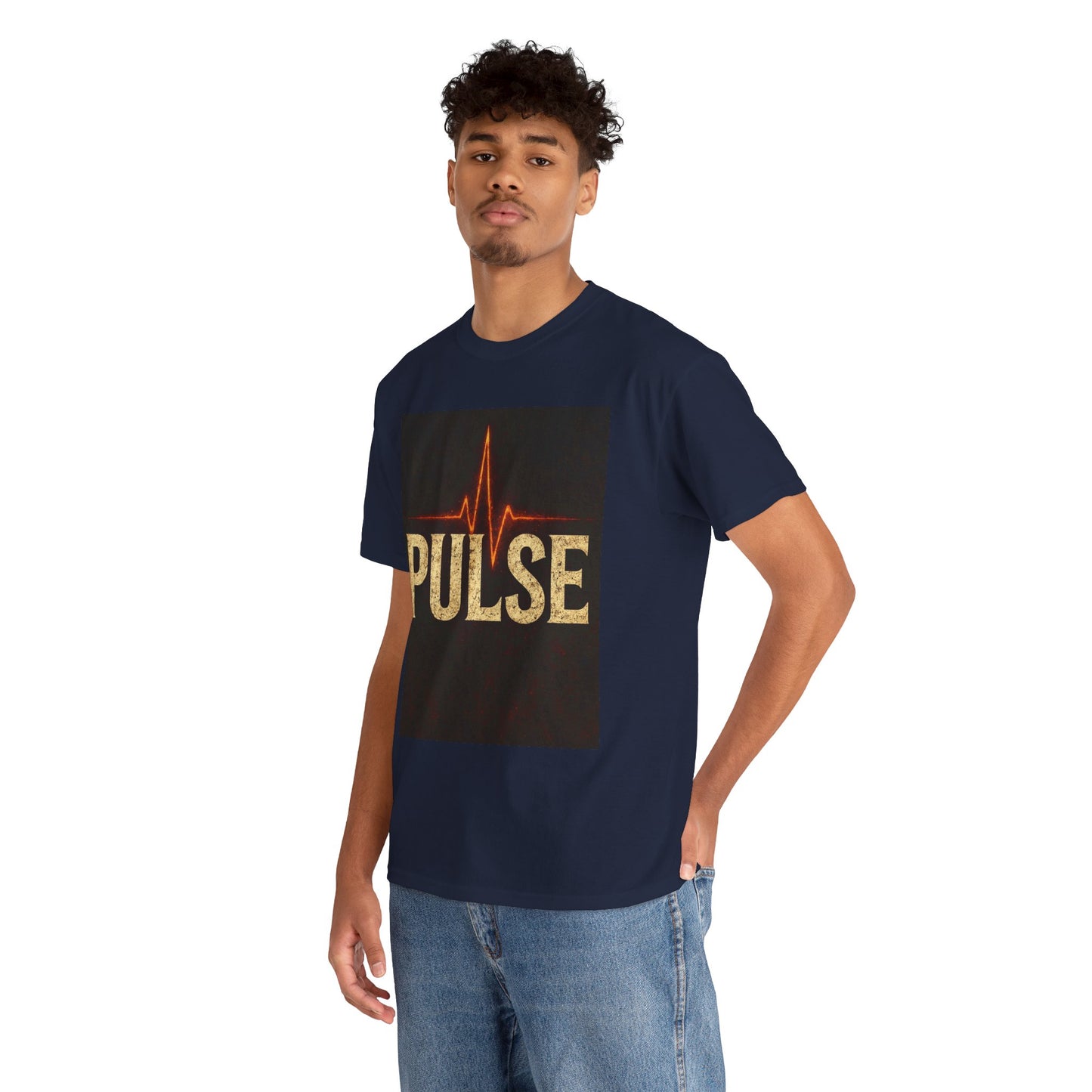 Pulse Graphic Tee, Unisex Cotton Shirt, Casual Wear, Gift for Music Lovers