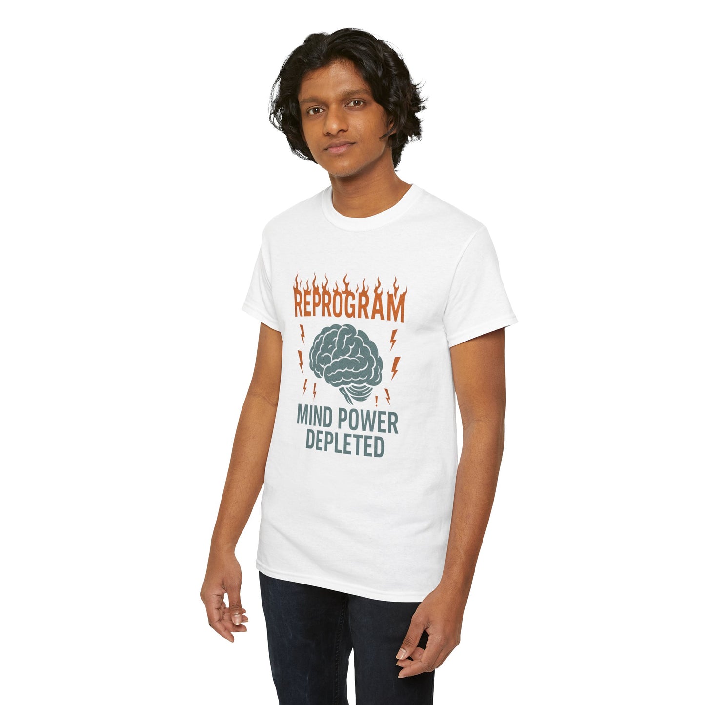 Reprogram Your Mind Unisex Heavy Cotton Tee