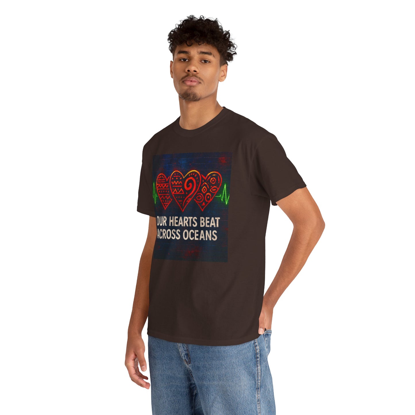 Heartfelt Connection Tee | Unisex Cotton T-Shirt for Relationships