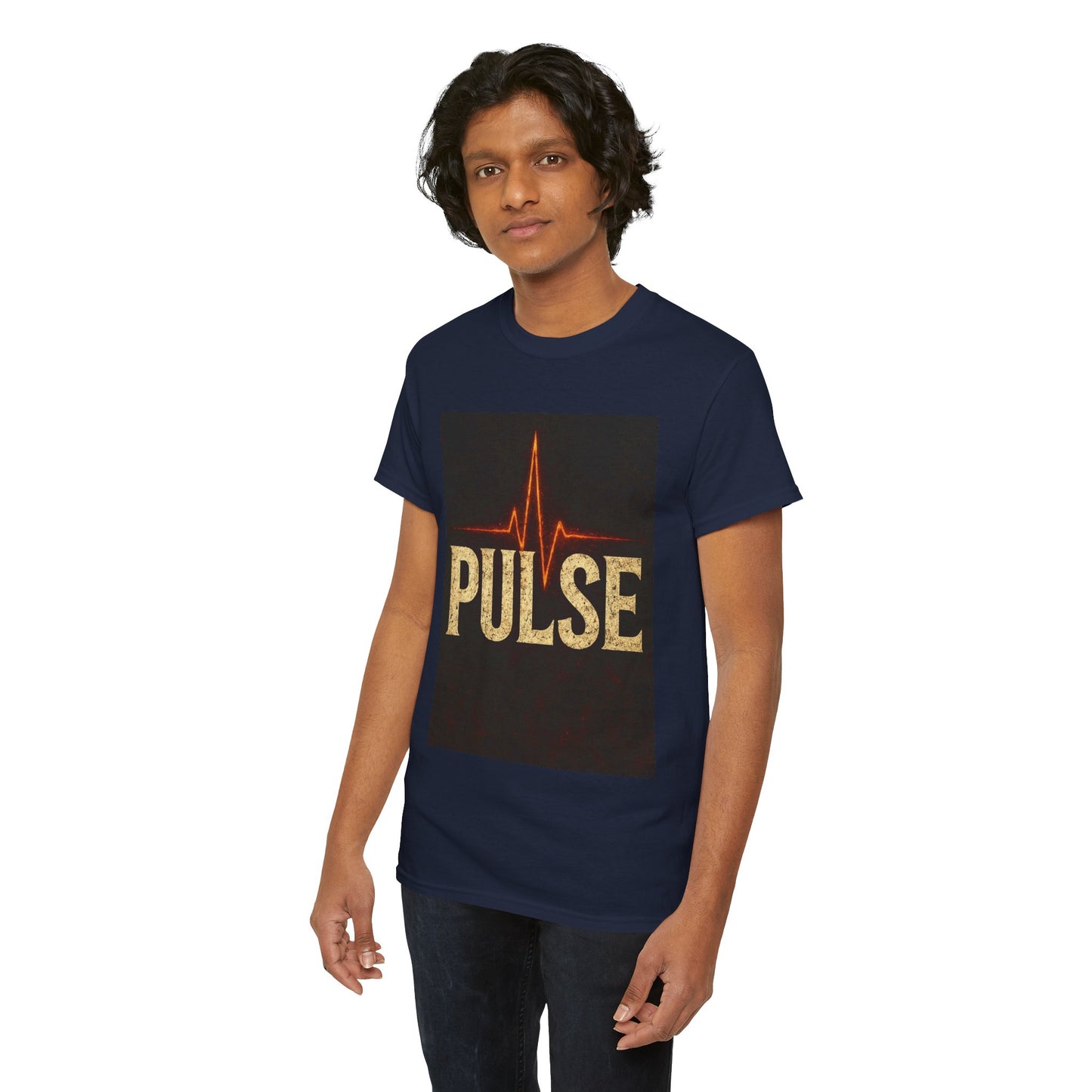 Pulse Graphic Tee, Unisex Cotton Shirt, Casual Wear, Gift for Music Lovers