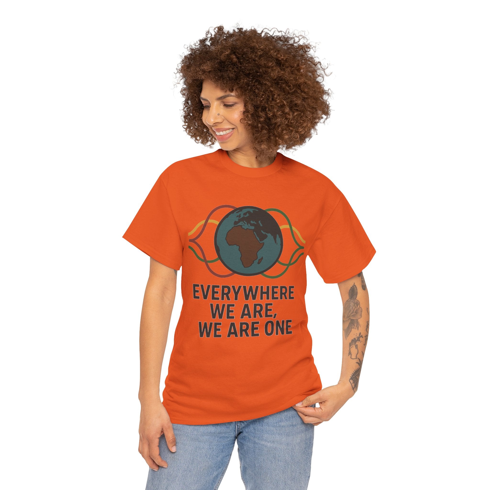 Unity Message Unisex Heavy Cotton Tee - Eco-Friendly Fashion