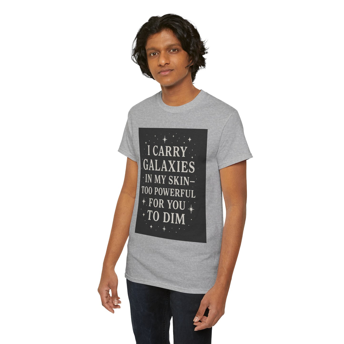 Galactic Vibes Unisex Tee - I Carry Galaxies Design
