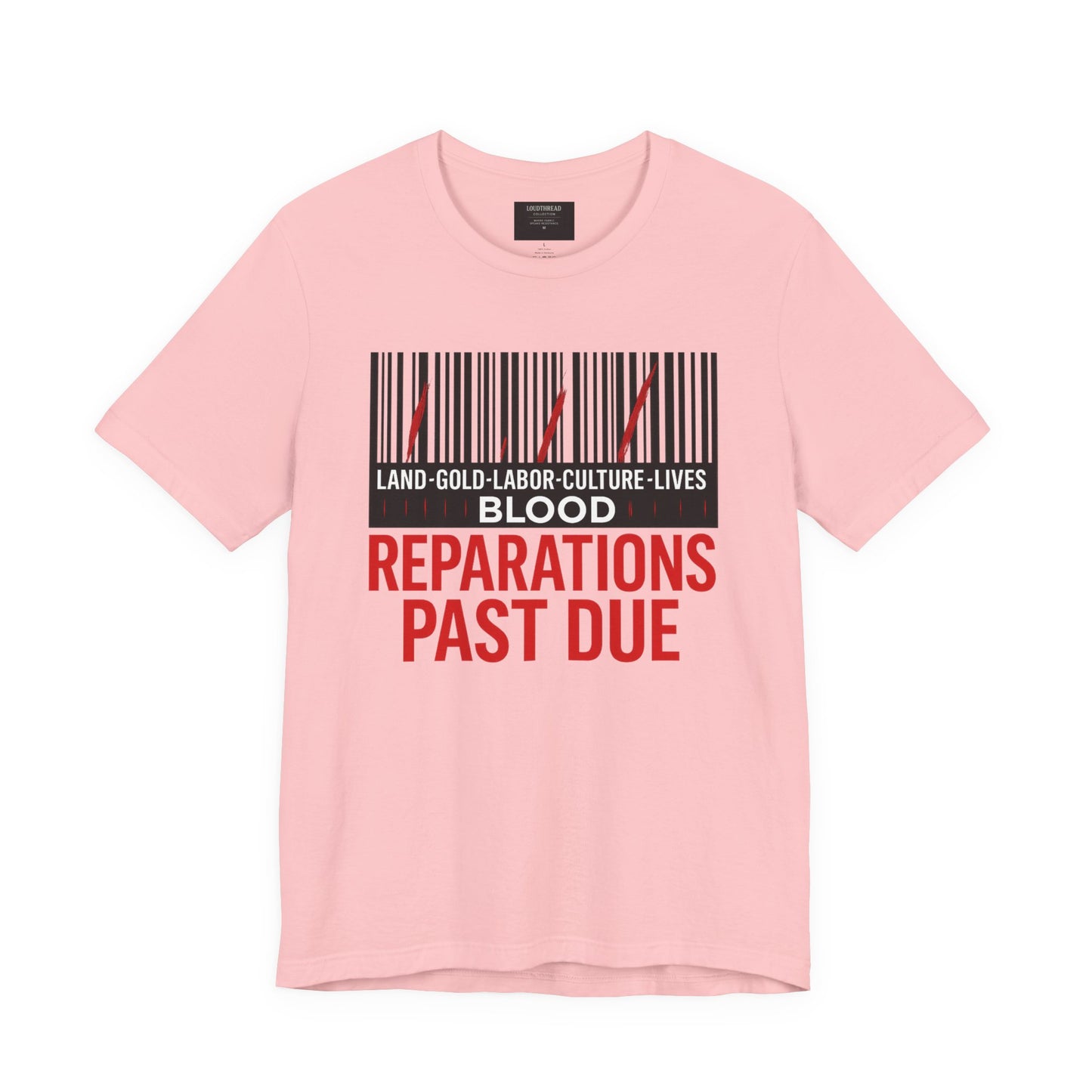 Reparations Past Due Tee - Graphic Shirt for Activists, Social Justice Apparel, Thought-Provoking Gift, Unisex Casual Wear, Statement [...]