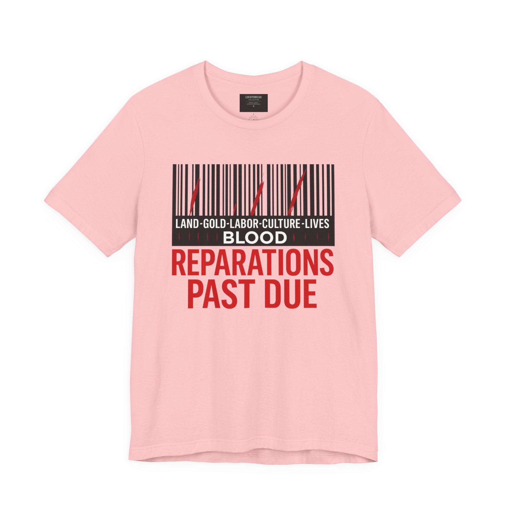 Reparations Past Due Tee - Graphic Shirt for Activists, Social Justice Apparel, Thought-Provoking Gift, Unisex Casual Wear, Statement [...]