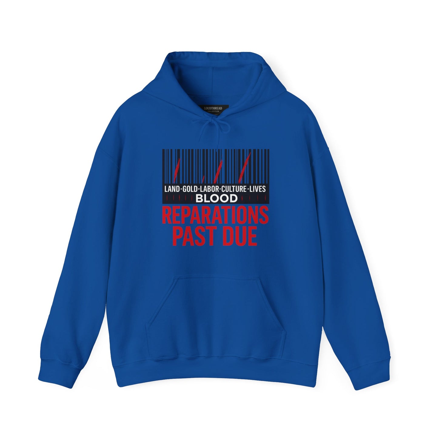 Reparations Theme Hoodie - Unisex Heavy Blend Sweatshirt, Black History Month Apparel, Social Justice Clothing, Protest Wear, Activist [...]