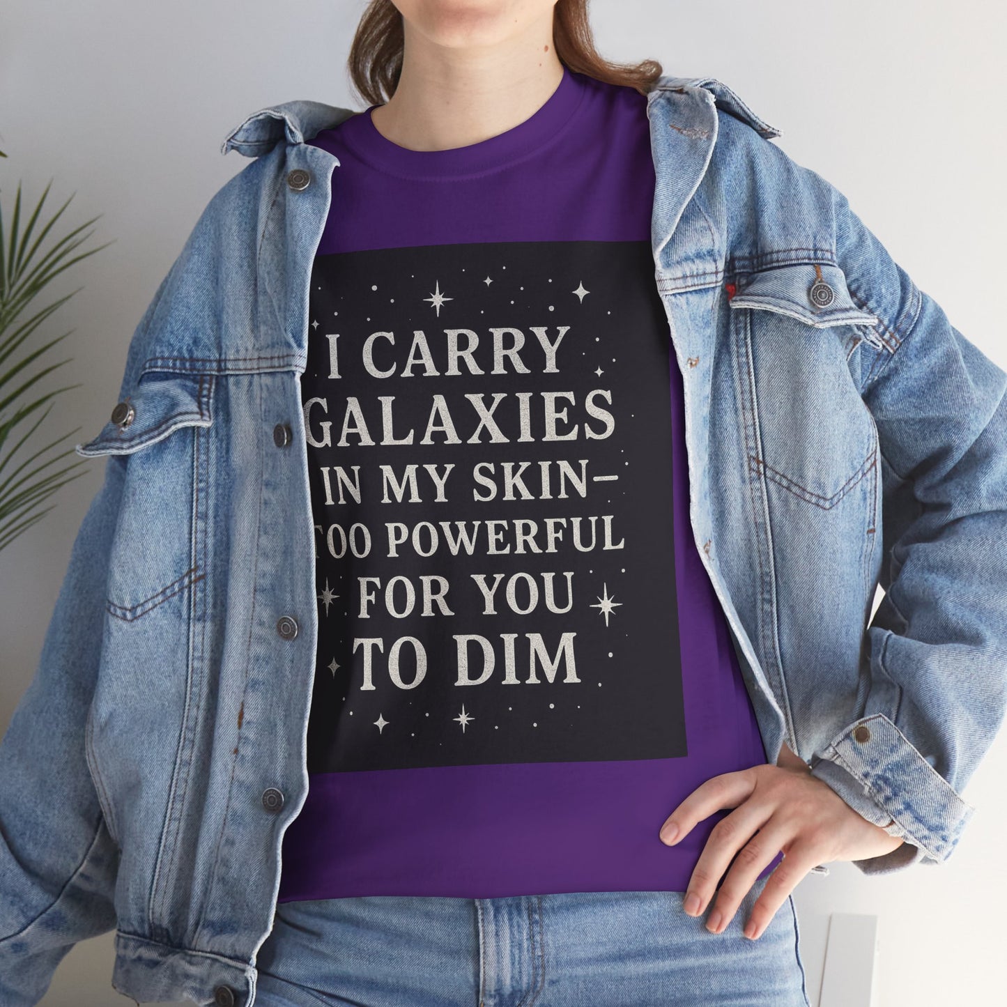 Galactic Vibes Unisex Tee - I Carry Galaxies Design