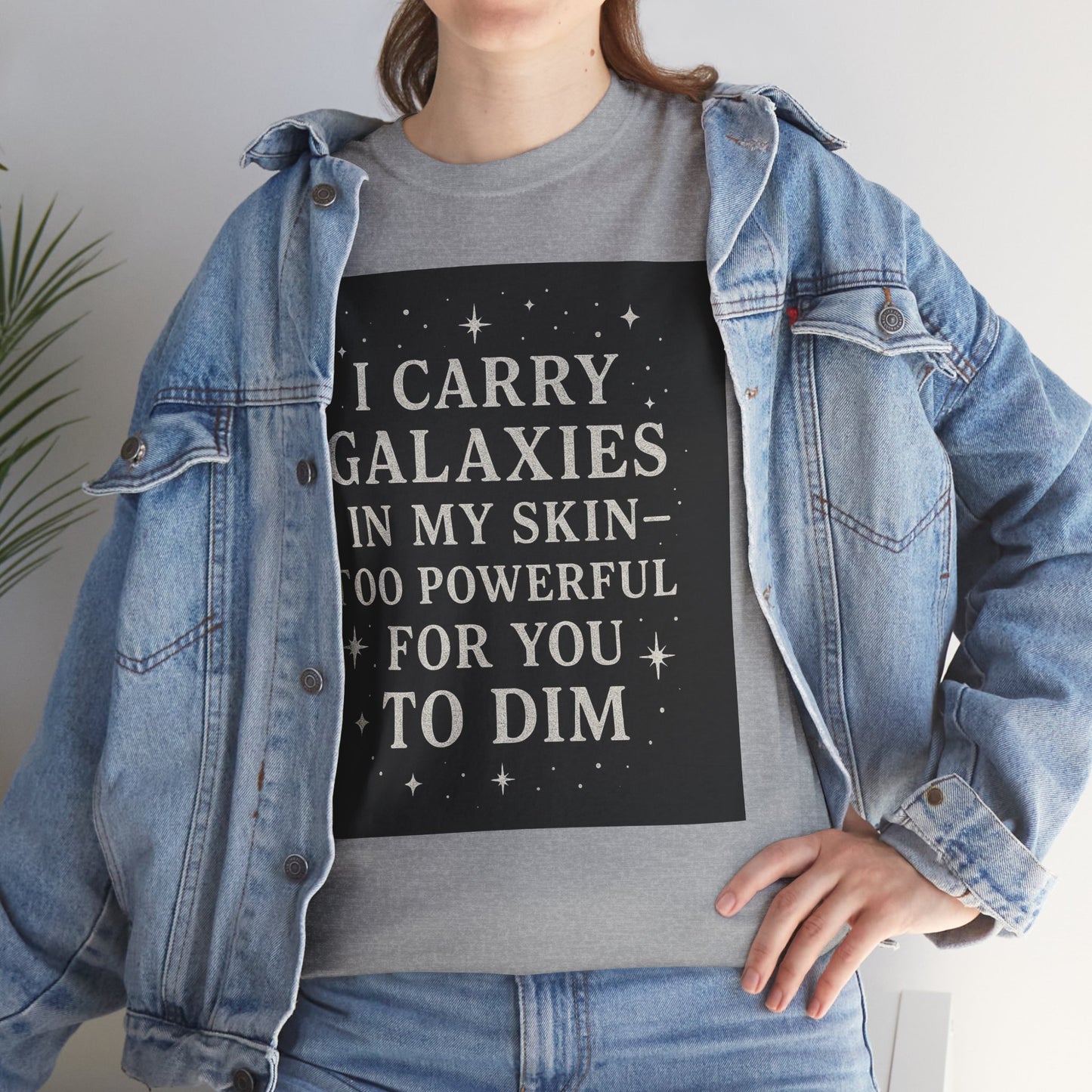 Galactic Vibes Unisex Tee - I Carry Galaxies Design