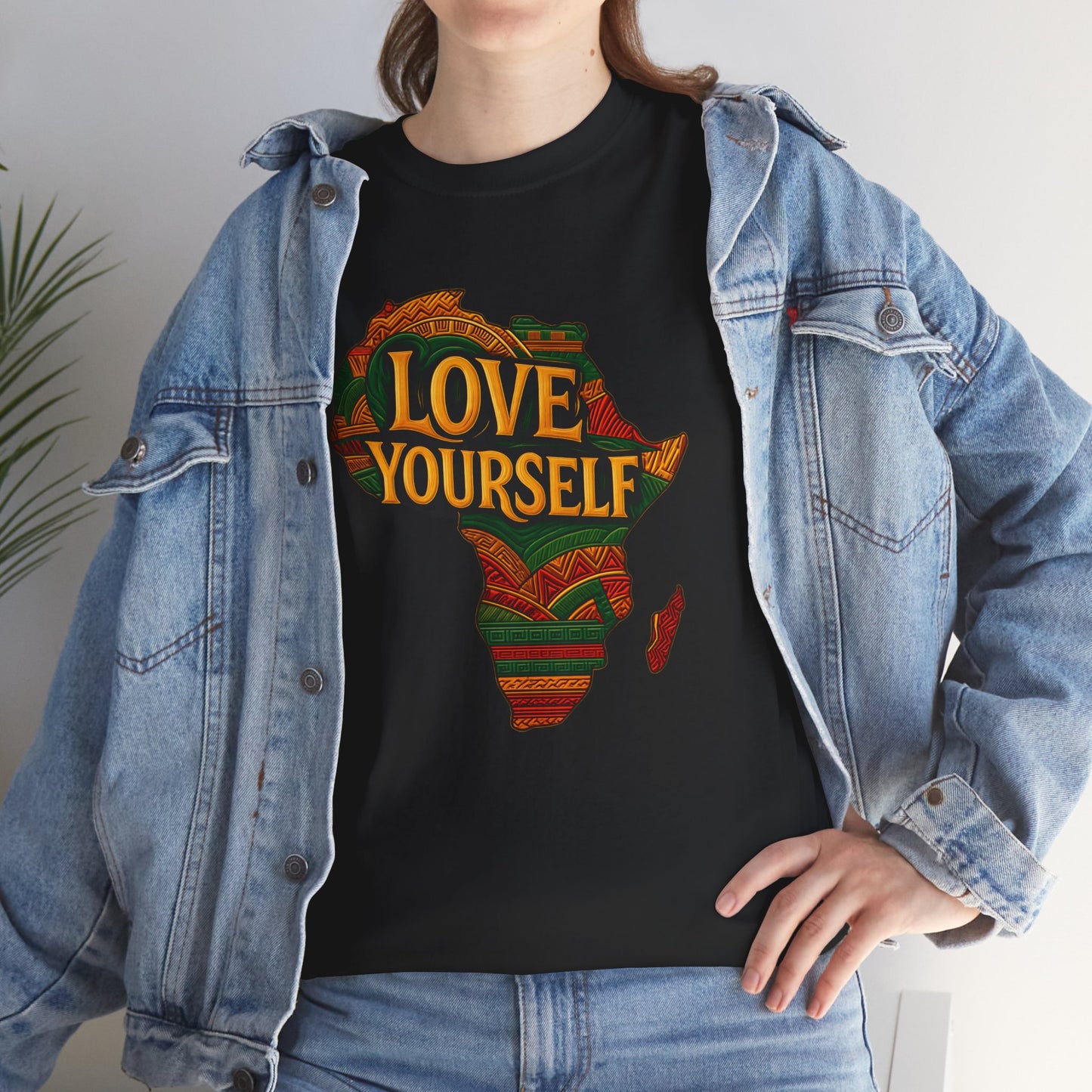 Unisex Afrocentric Graphic Tee – Bold Urban Art Design