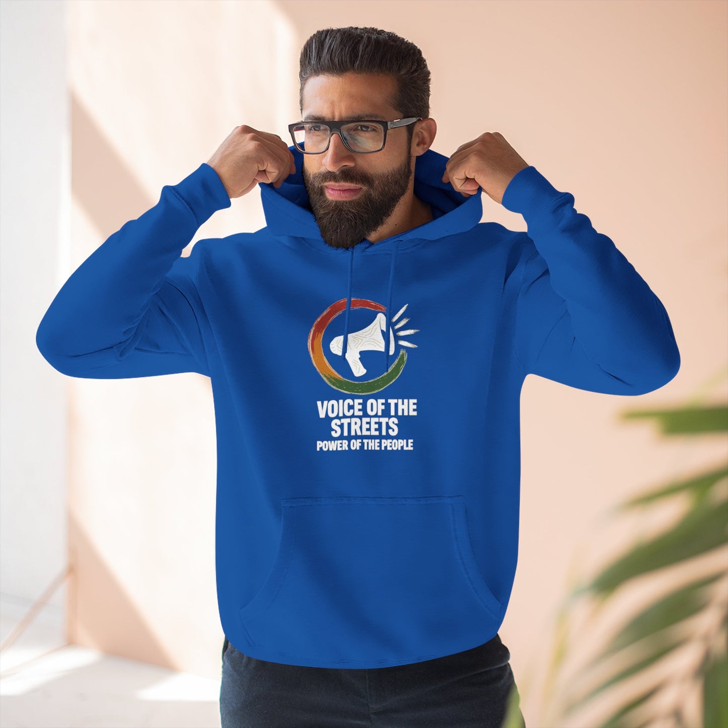 Voice of the Streets Fleece Hoodie | Urban Apparel for Comfort and Style | Perfect for Gifts, Casual Wear, Street Culture
