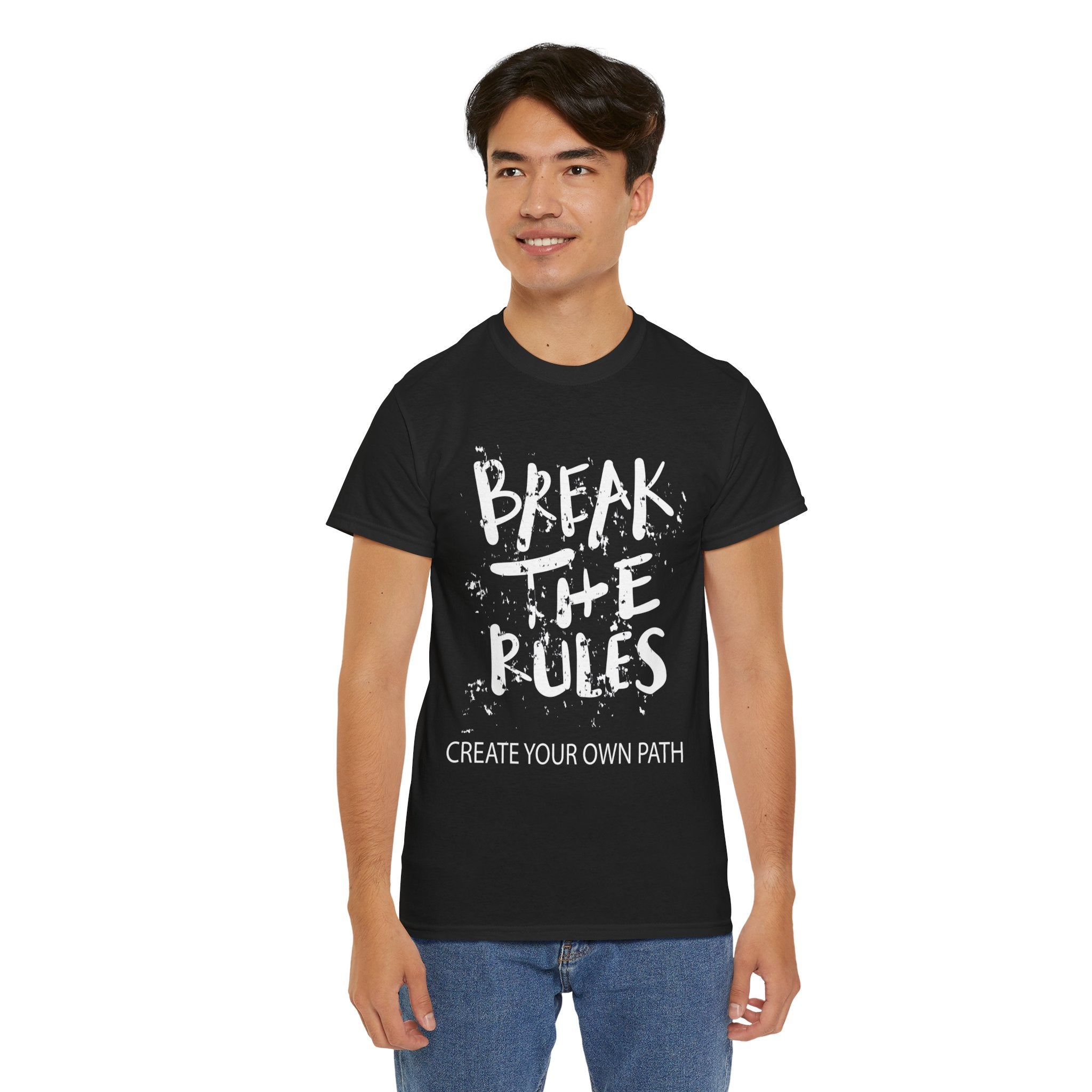 Break the Rules Shirt, Inspirational Graphic Tee