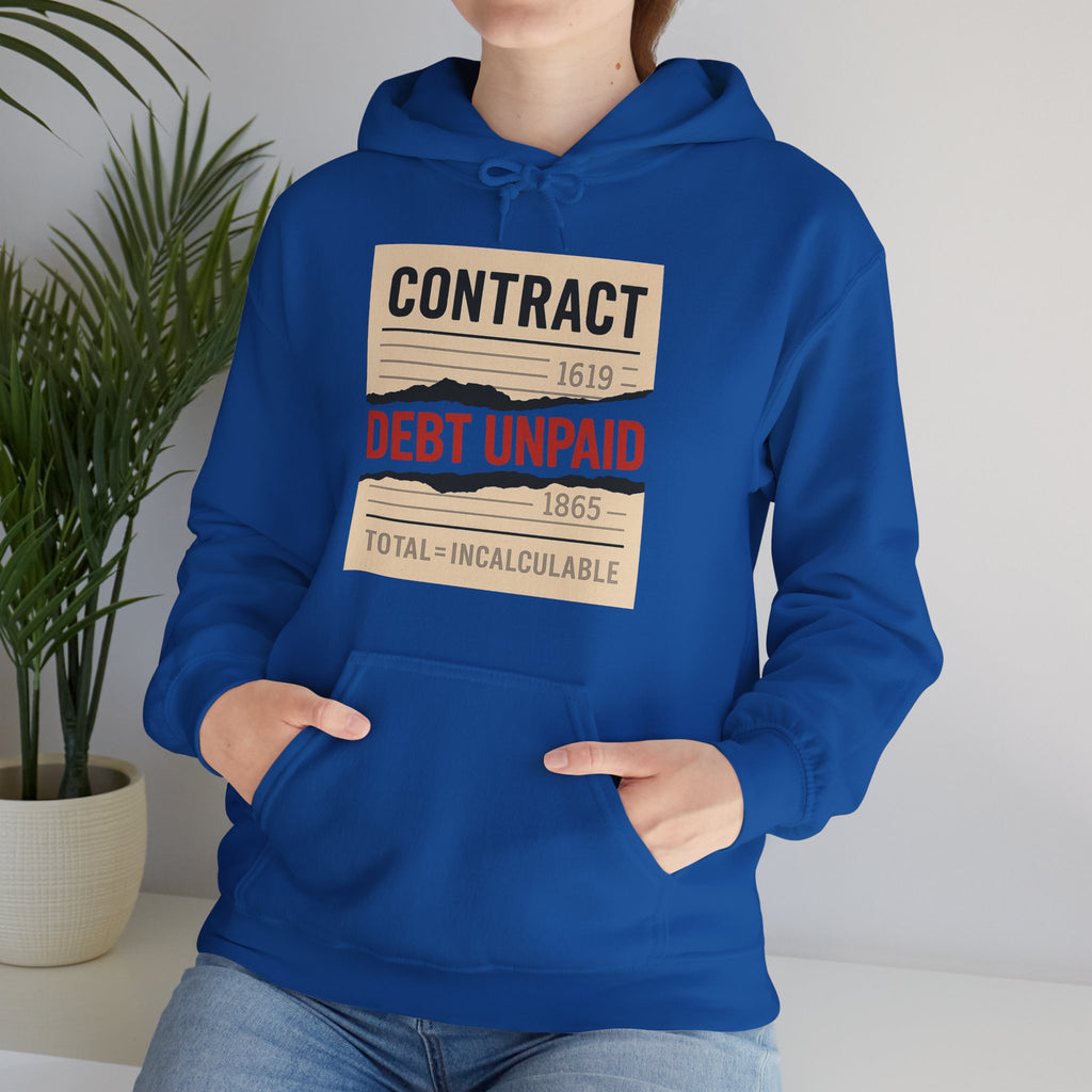 Unisex Heavy Blend™ Hooded Sweatshirt: Vintage Inspired Debt Unpaid Contract Design, Cozy Hoodie for Everyday Wear, Perfect for Casual [...]