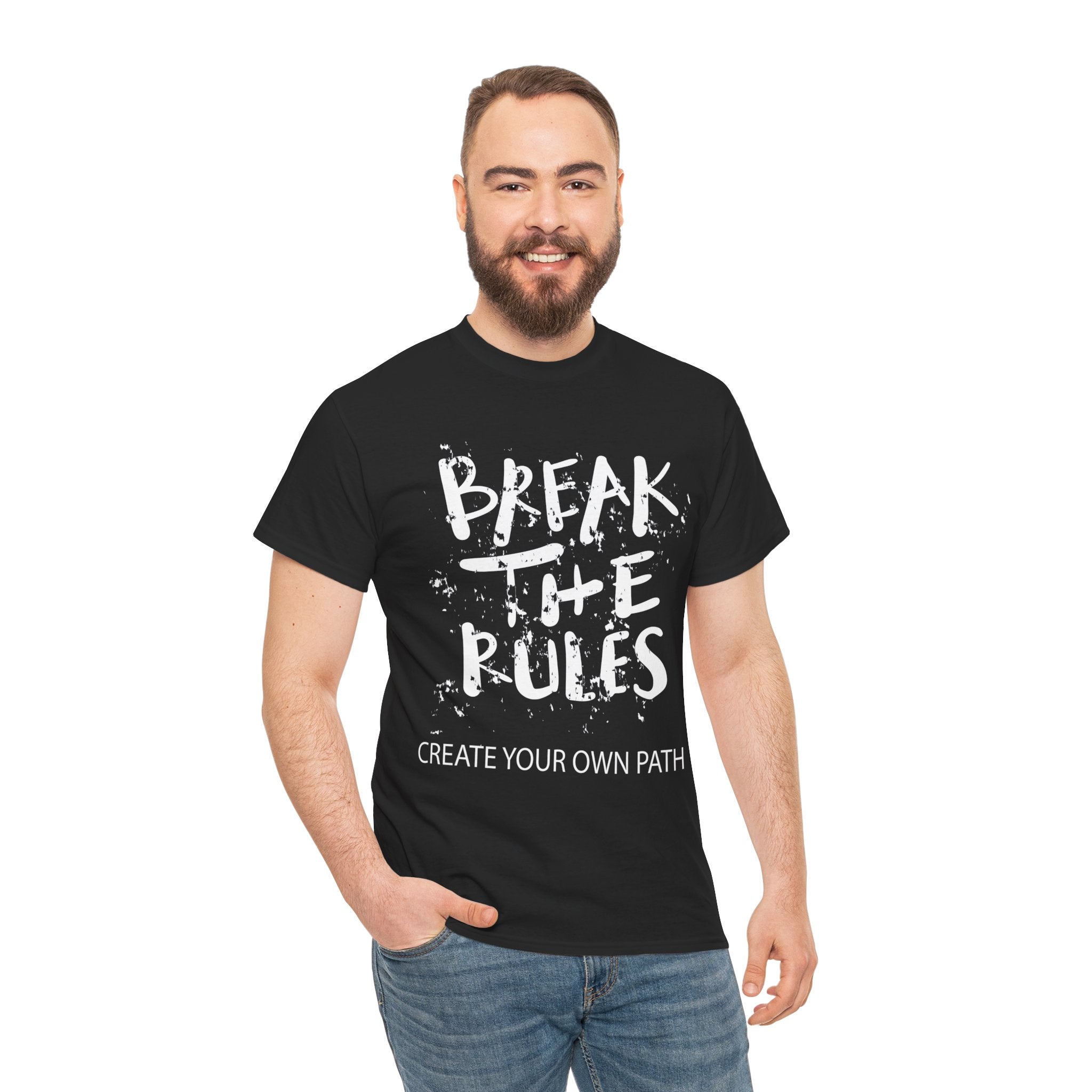 Break the Rules Shirt, Inspirational Graphic Tee