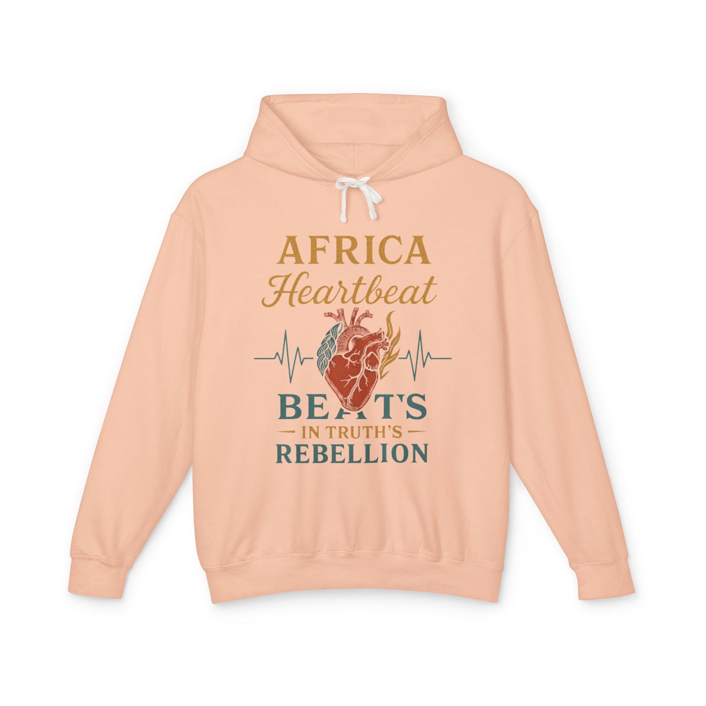 Africa Heartbeat Unisex Lightweight Hoodie