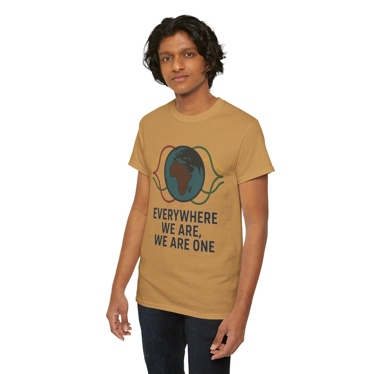 Unity Message Unisex Heavy Cotton Tee - Eco-Friendly Fashion