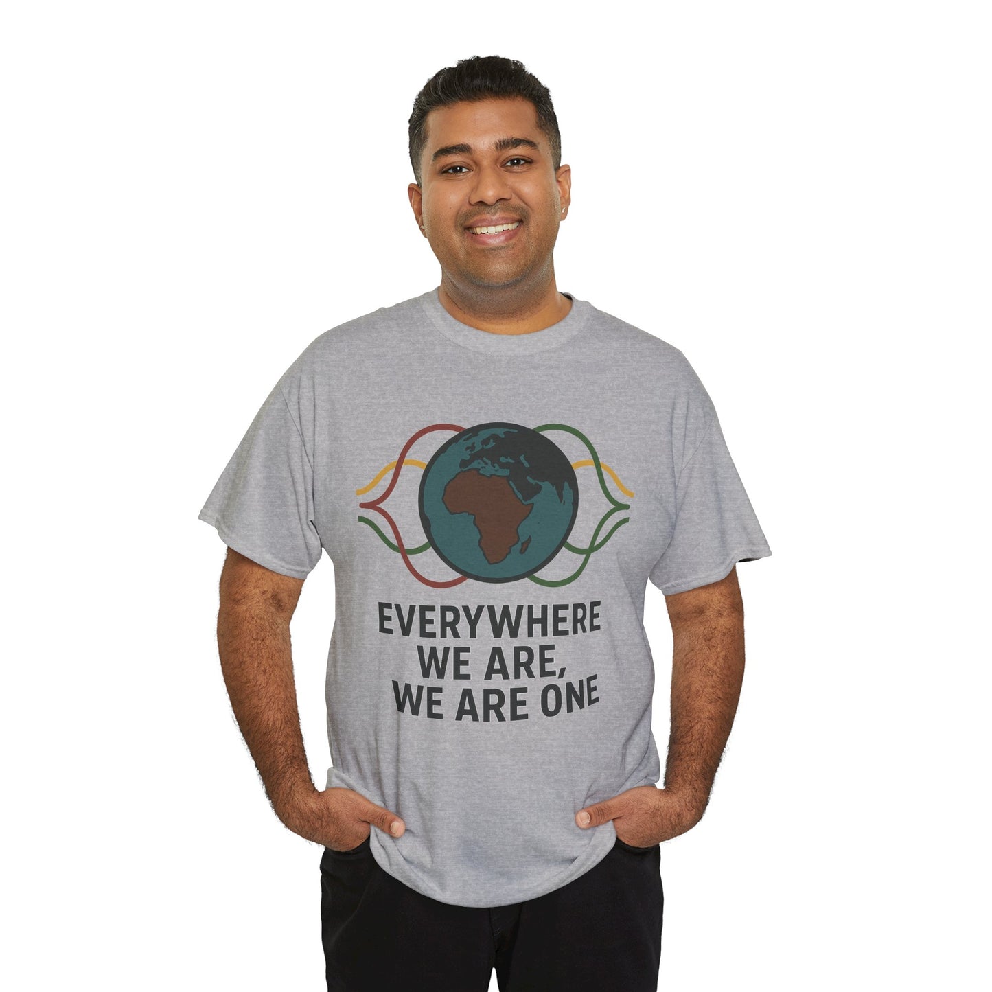 Unity Message Unisex Heavy Cotton Tee - Eco-Friendly Fashion