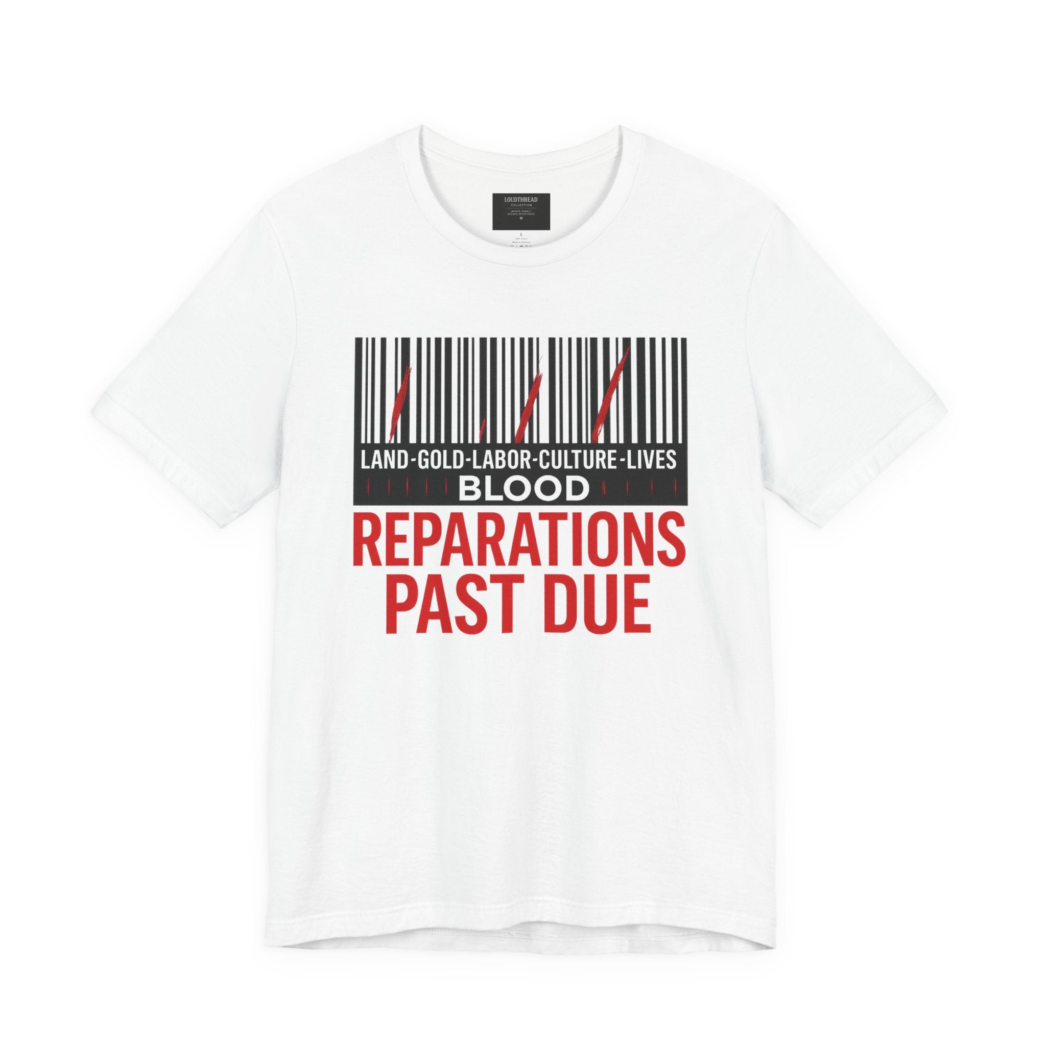 Reparations Past Due Tee - Graphic Shirt for Activists, Social Justice Apparel, Thought-Provoking Gift, Unisex Casual Wear, Statement [...]
