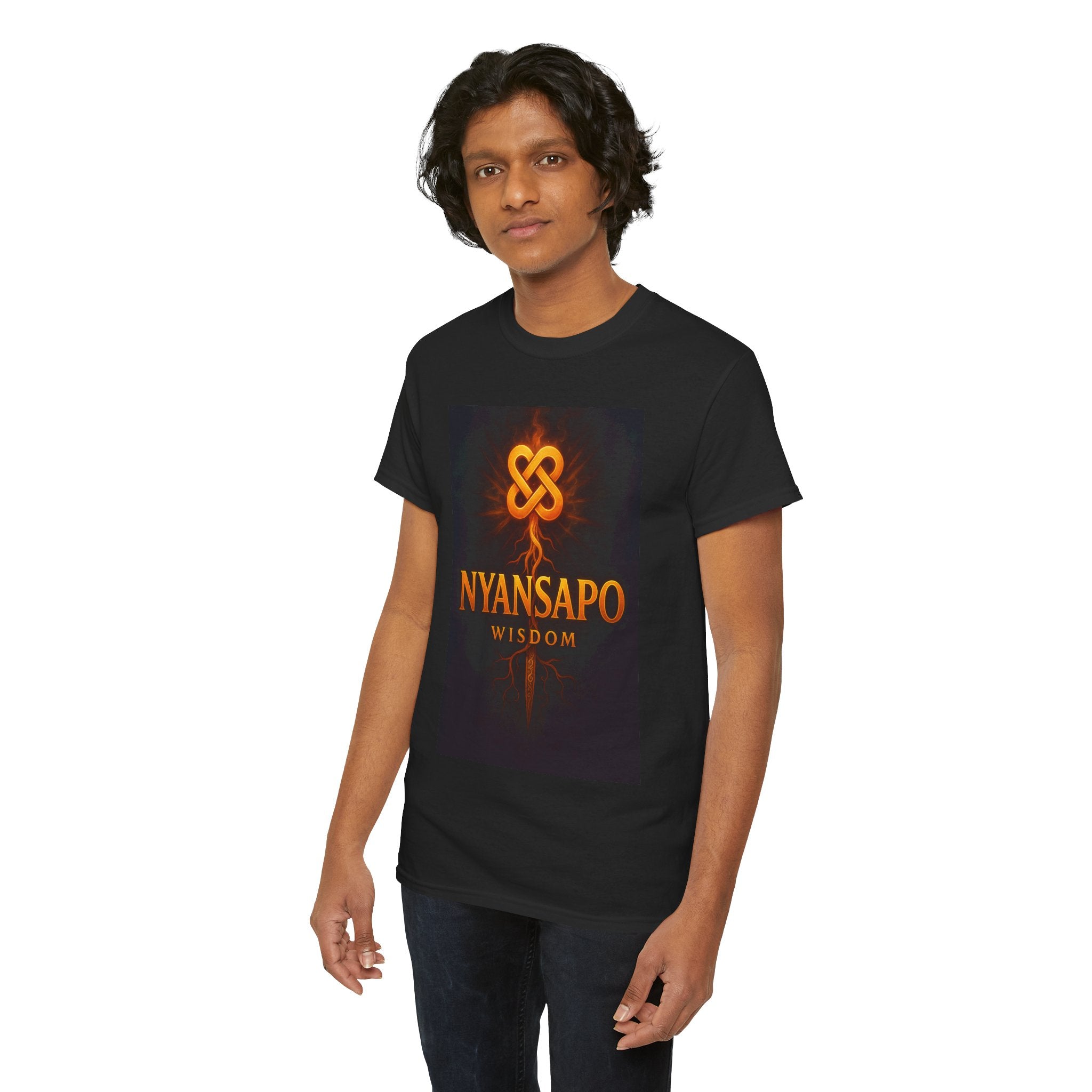 Wisdom Black Unisex Heavy Cotton Tee