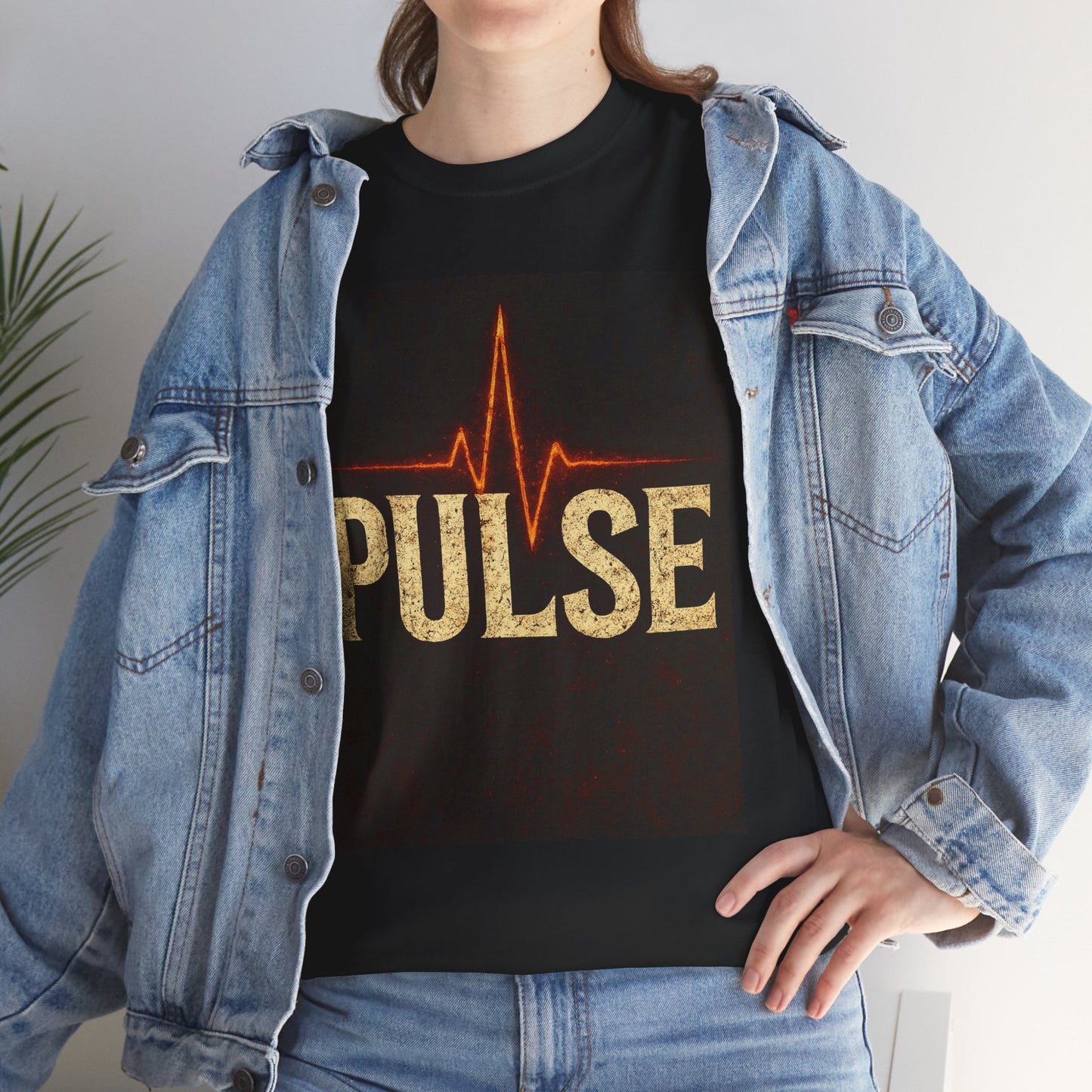 Pulse Graphic Tee, Unisex Cotton Shirt, Casual Wear, Gift for Music Lovers