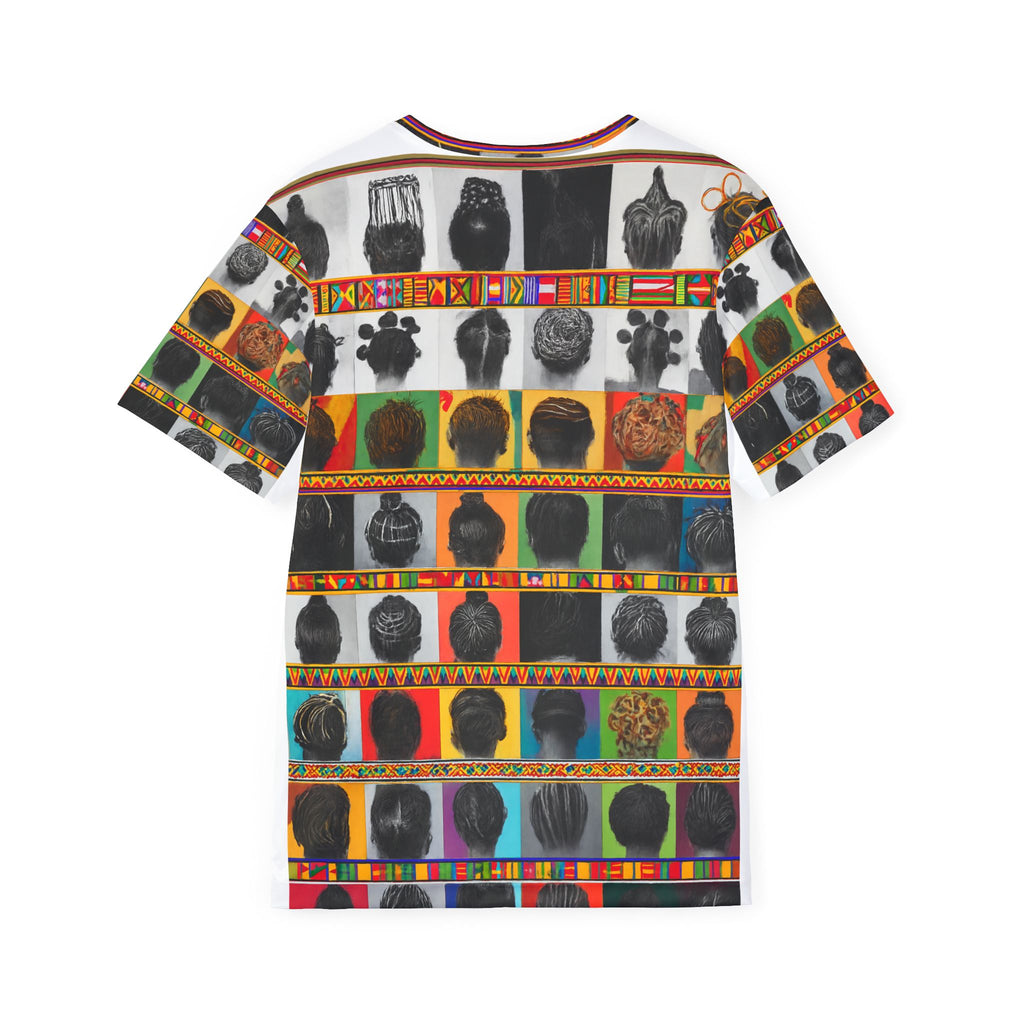 African Heritage Patterned Jersey — Ancestral Silhouettes All-Over Print