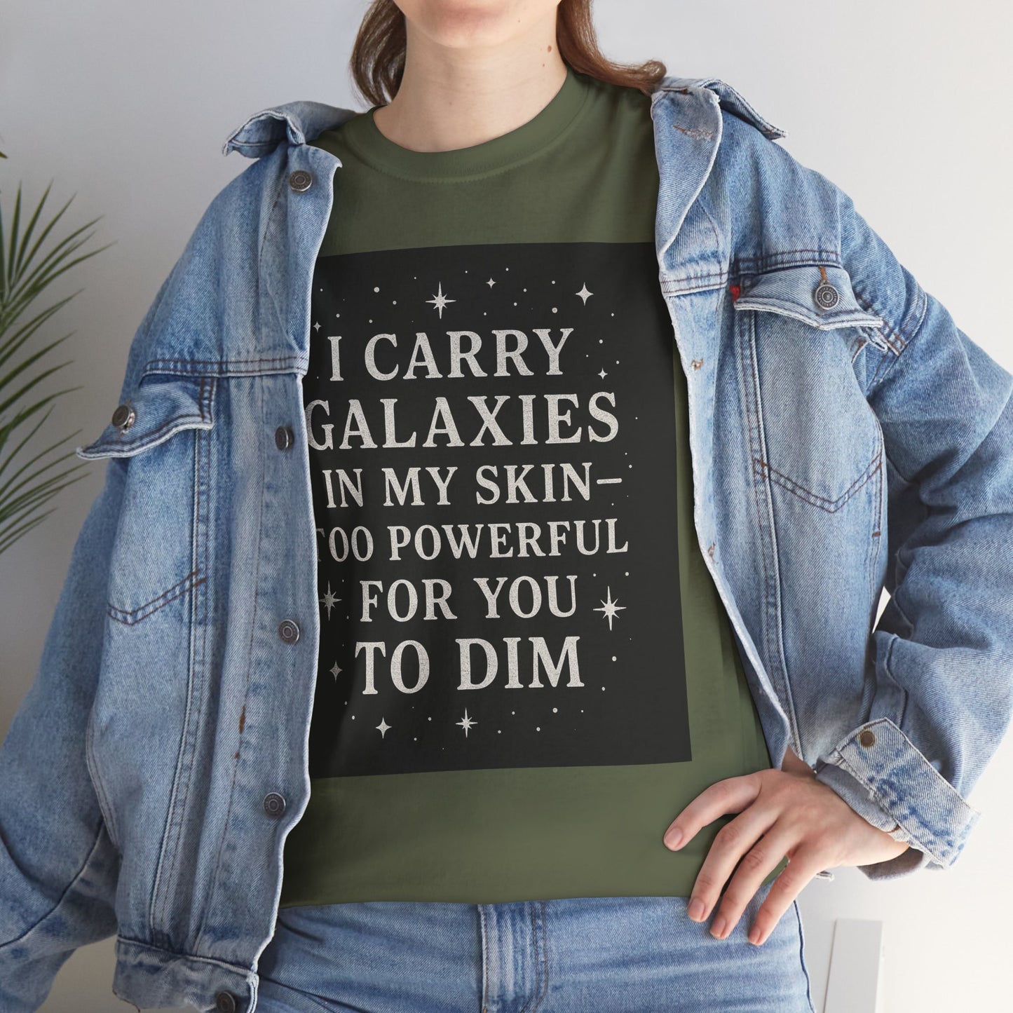 Galactic Vibes Unisex Tee - I Carry Galaxies Design