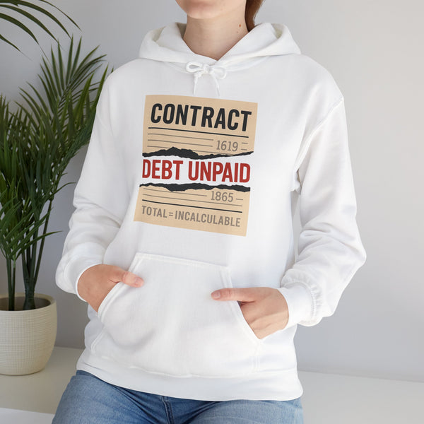 Unisex Heavy Blend™ Hooded Sweatshirt: Vintage Inspired Debt Unpaid Contract Design, Cozy Hoodie for Everyday Wear, Perfect for Casual [...]
