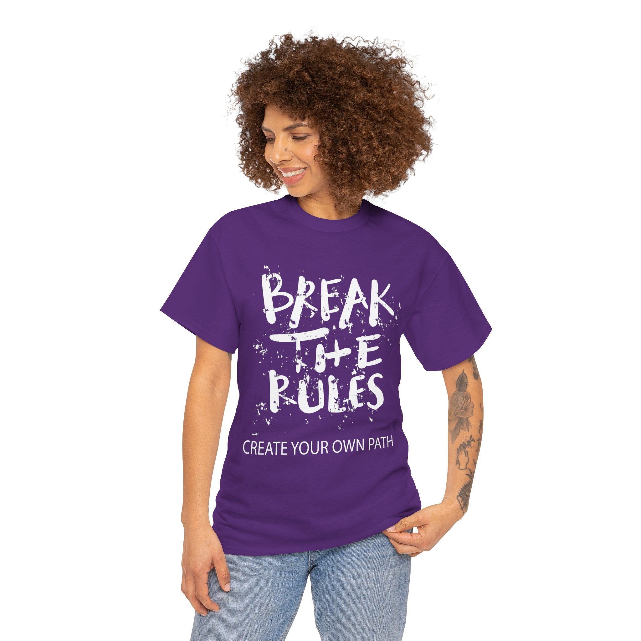 Break the Rules Shirt, Inspirational Graphic Tee