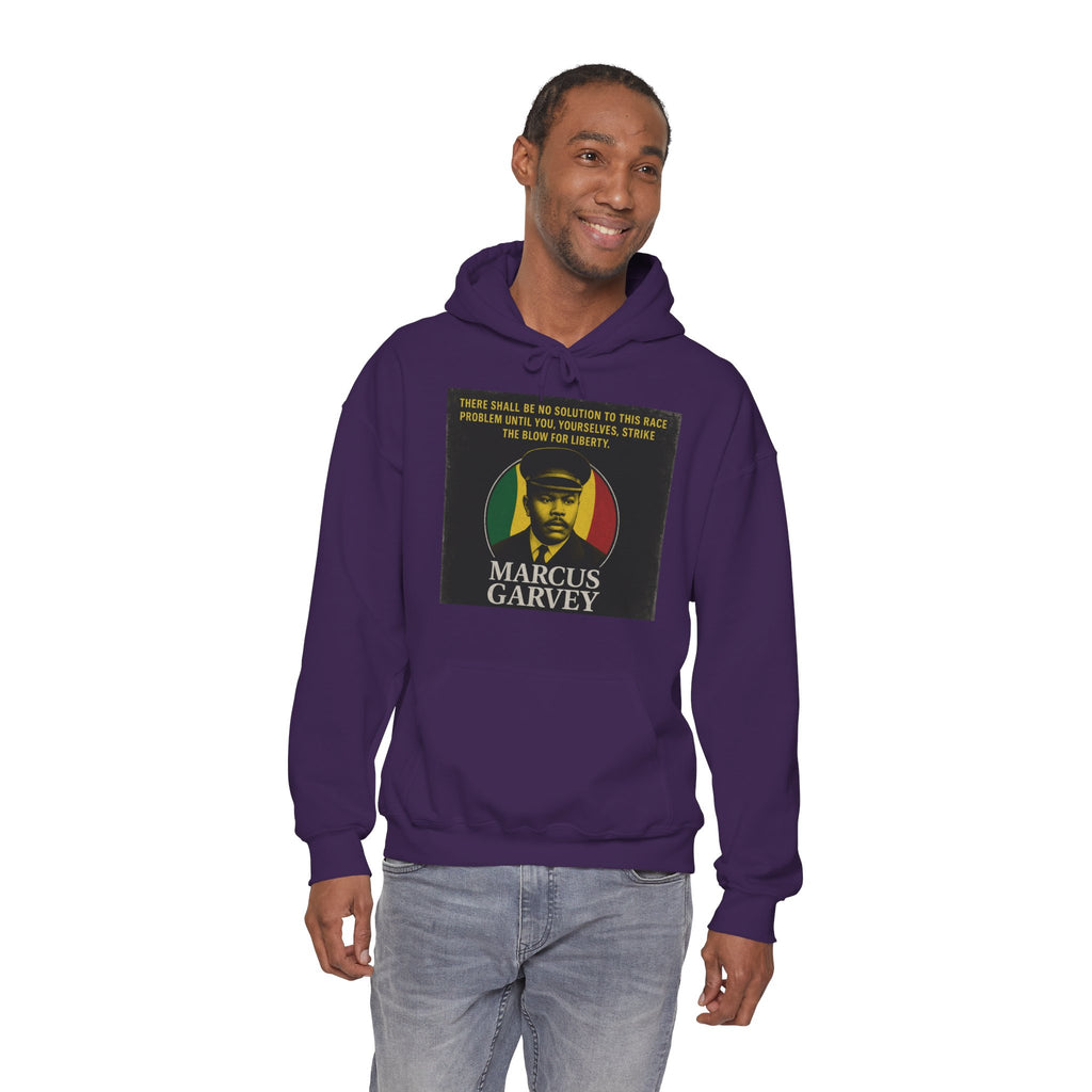 Marcus Garvey Inspirational Hoodie | Unisex Heavy Blend Sweatshirt