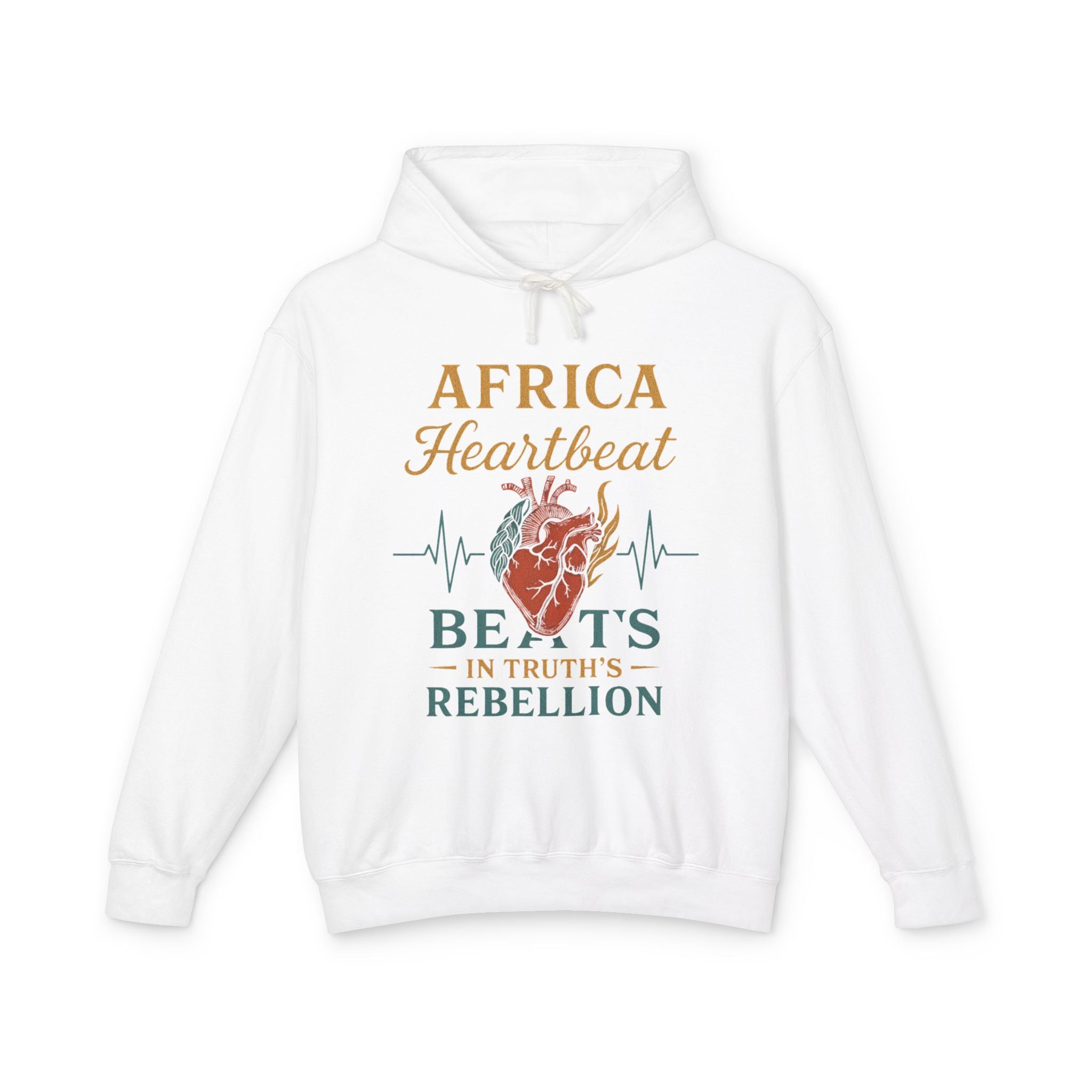 Africa Heartbeat Unisex Lightweight Hoodie