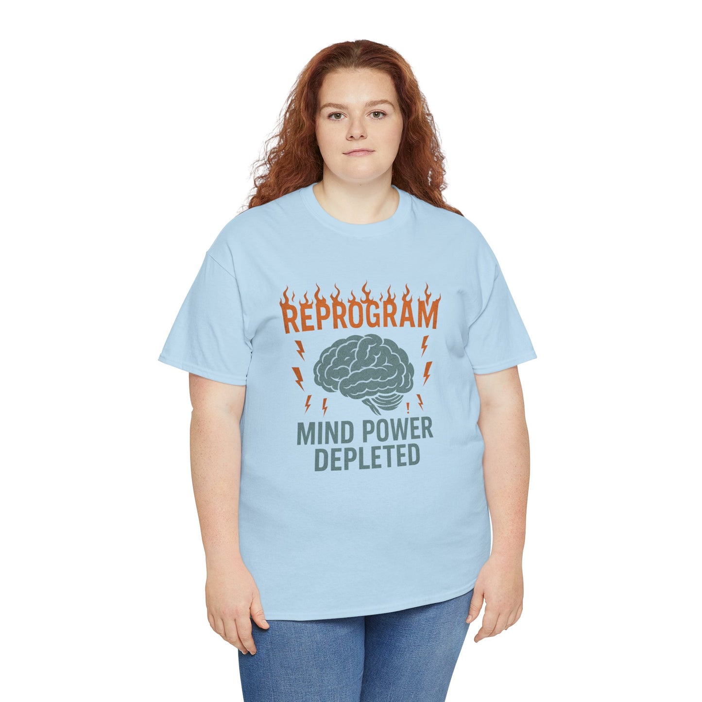 Reprogram Your Mind Unisex Heavy Cotton Tee