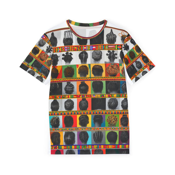 African Heritage Patterned Jersey — Ancestral Silhouettes All-Over Print