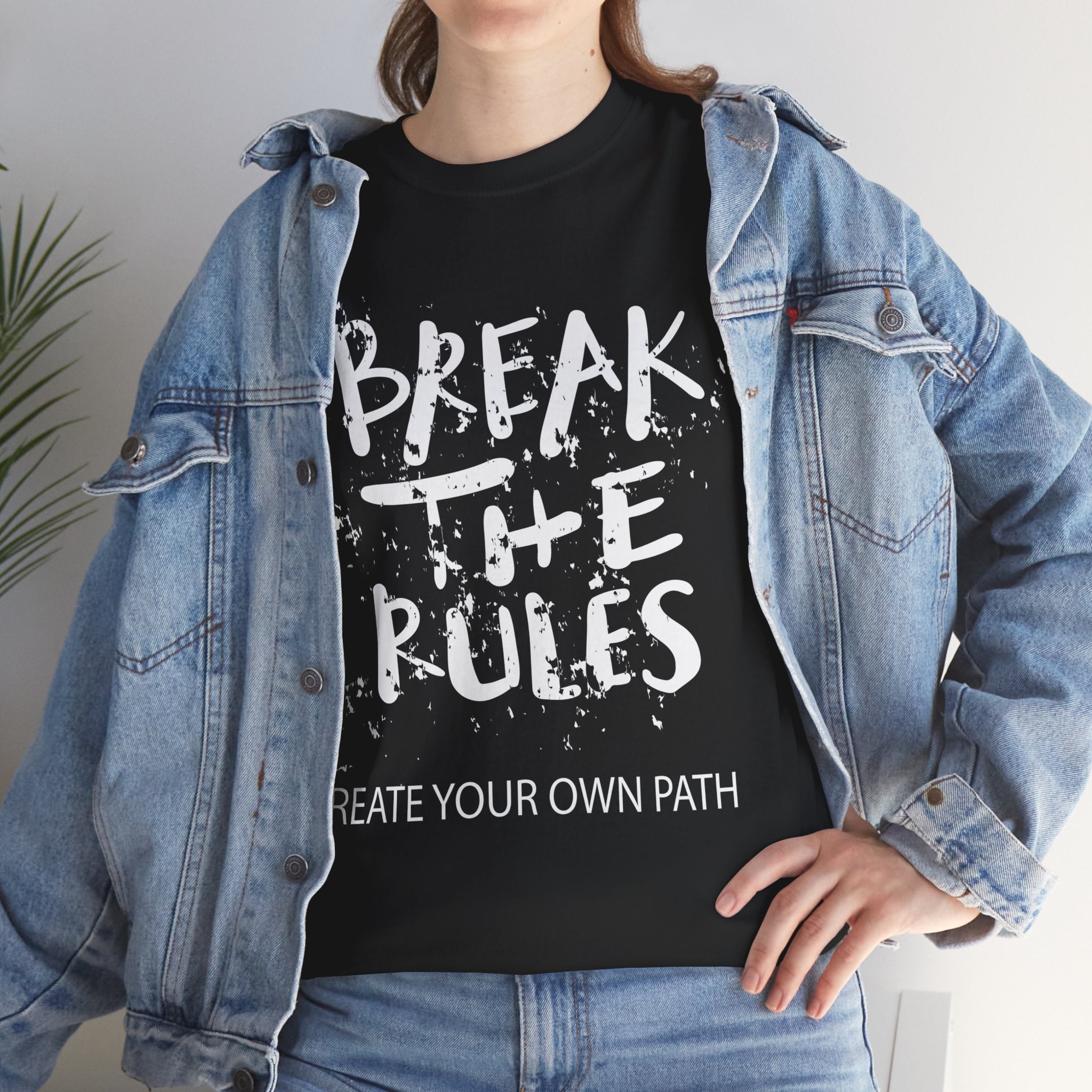 Break the Rules Shirt, Inspirational Graphic Tee