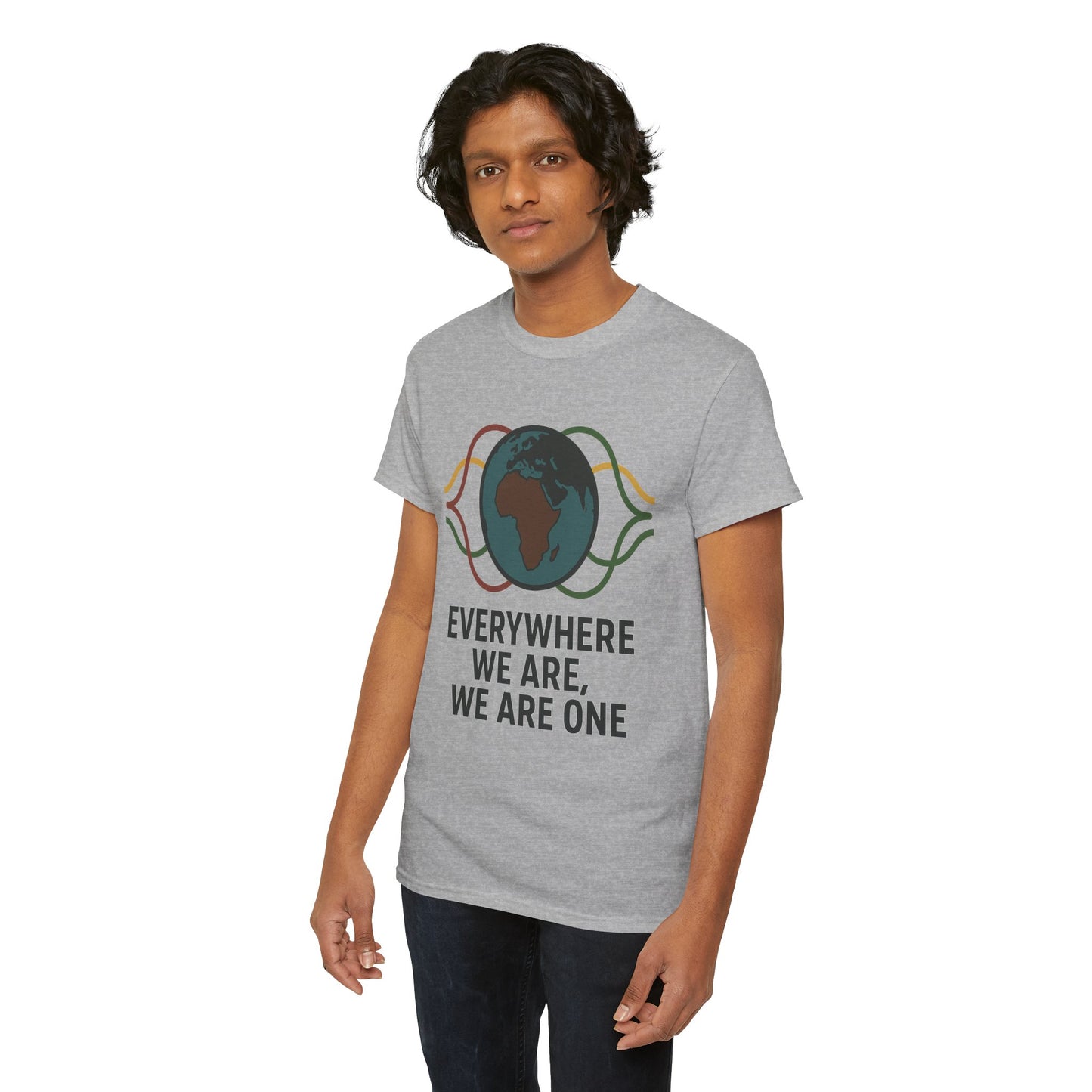 Unity Message Unisex Heavy Cotton Tee - Eco-Friendly Fashion