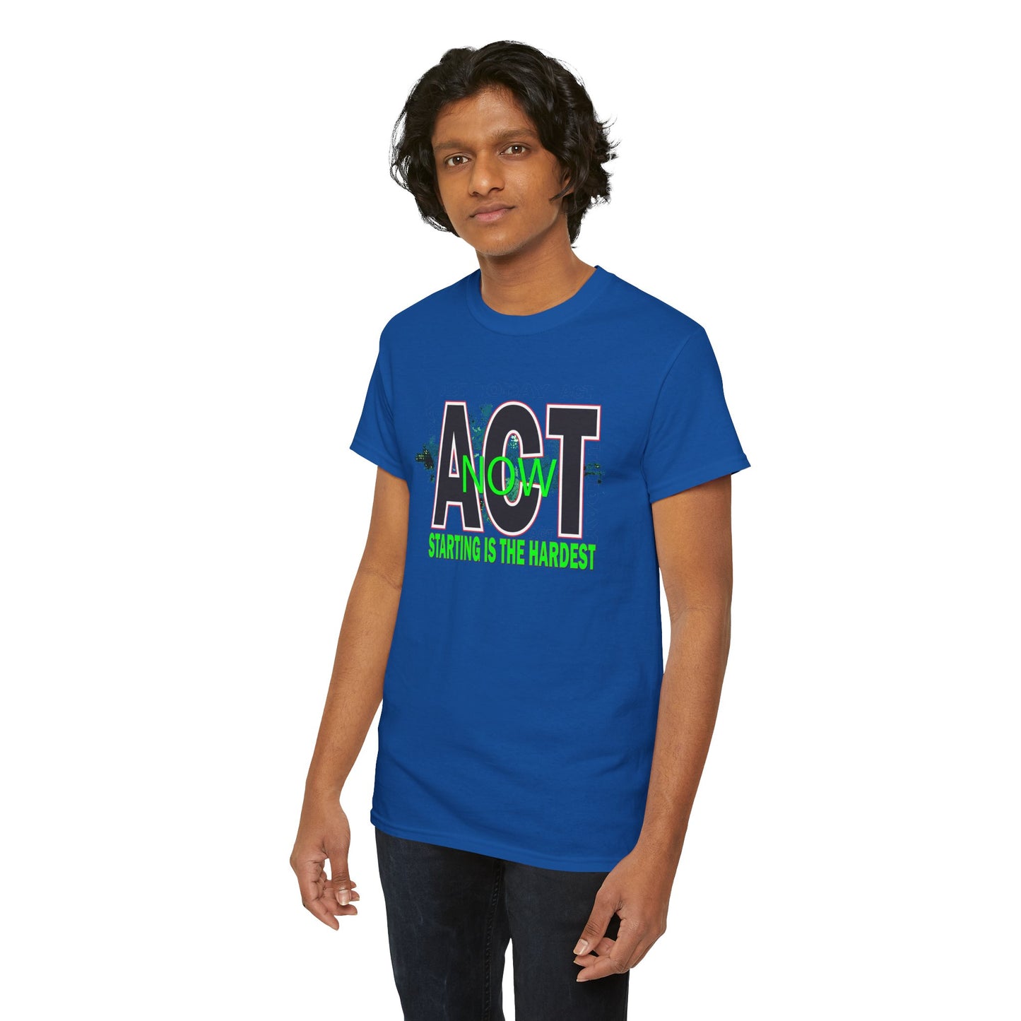 Motivational Unisex Tee - Start Now with Style, Perfect for Workouts