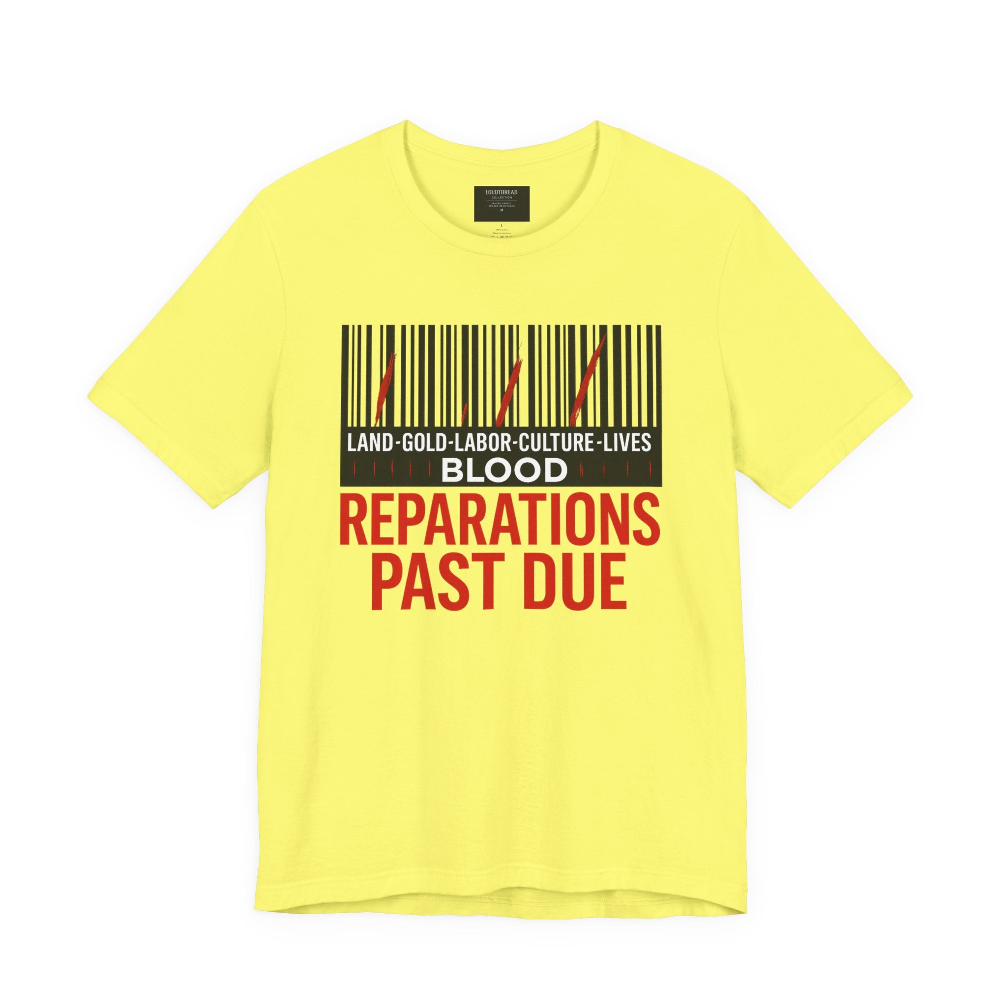Reparations Past Due Tee - Graphic Shirt for Activists, Social Justice Apparel, Thought-Provoking Gift, Unisex Casual Wear, Statement [...]
