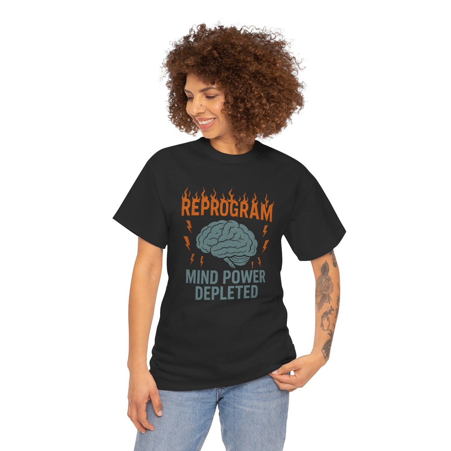 Reprogram Your Mind Unisex Heavy Cotton Tee