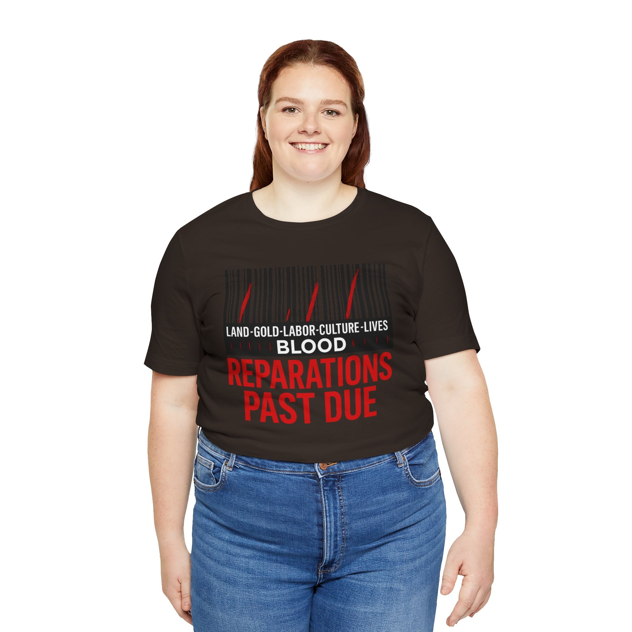 Reparations Past Due Tee - Graphic Shirt for Activists, Social Justice Apparel, Thought-Provoking Gift, Unisex Casual Wear, Statement [...]