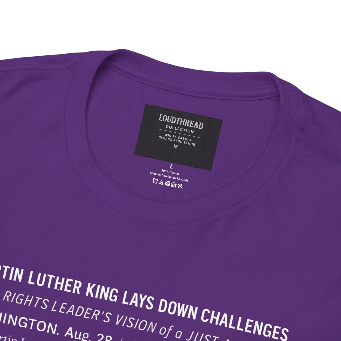 Inspirational Quote Unisex Heavy Cotton Tee - Perfect for Activism.