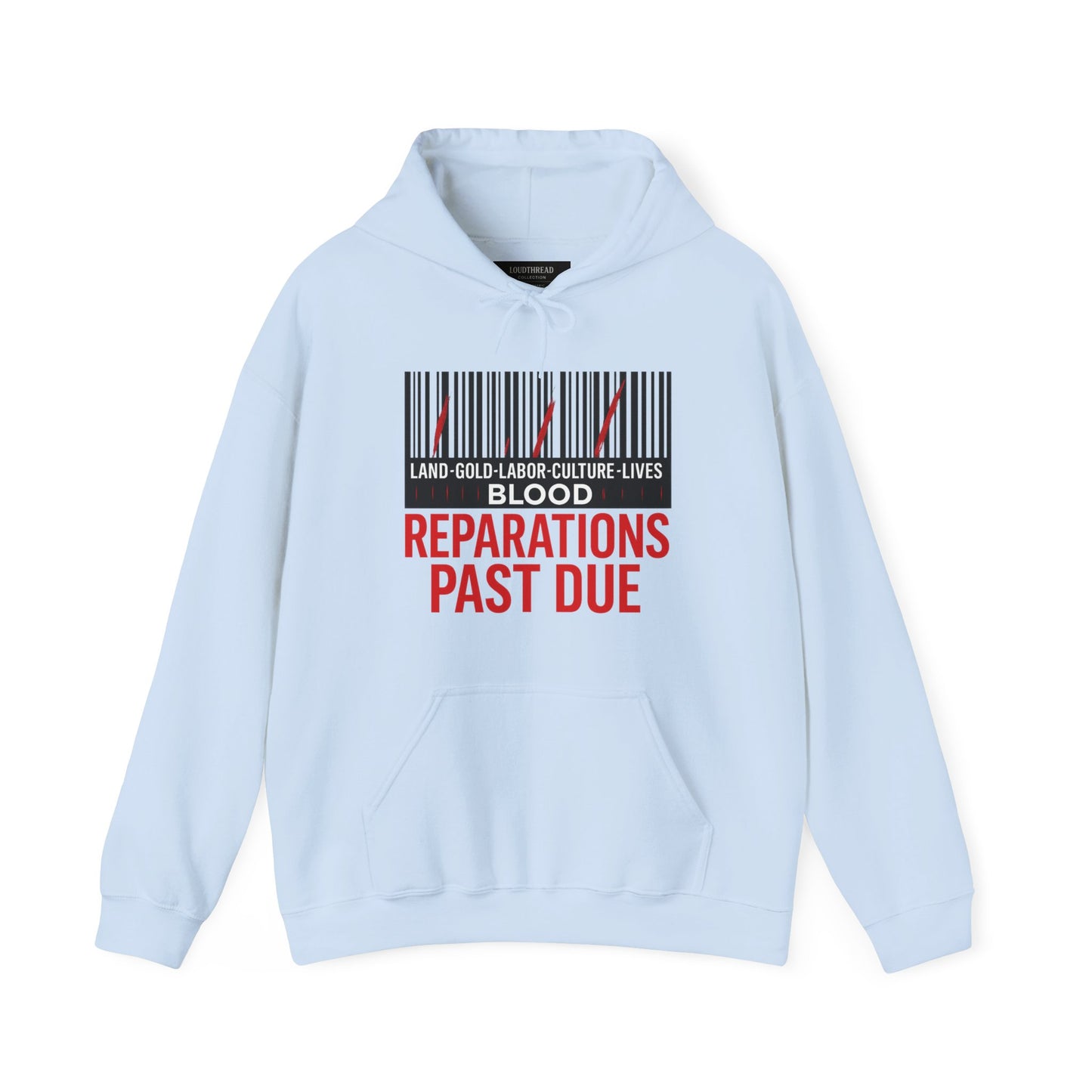 Reparations Theme Hoodie - Unisex Heavy Blend Sweatshirt, Black History Month Apparel, Social Justice Clothing, Protest Wear, Activist [...]