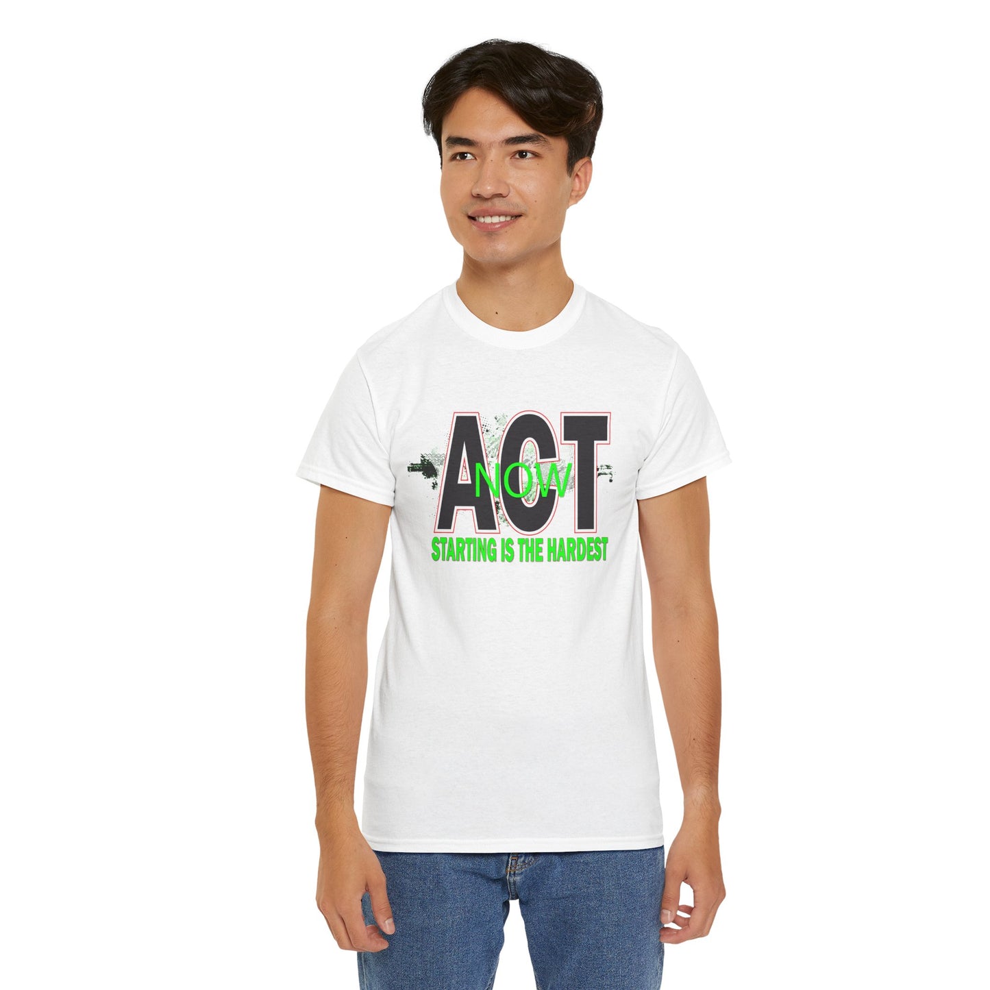 Motivational Unisex Tee - Start Now with Style, Perfect for Workouts