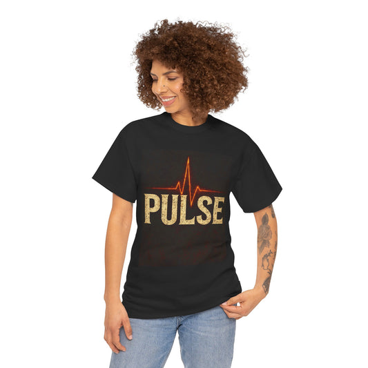 Pulse Graphic Tee, Unisex Cotton Shirt, Casual Wear, Gift for Music Lovers
