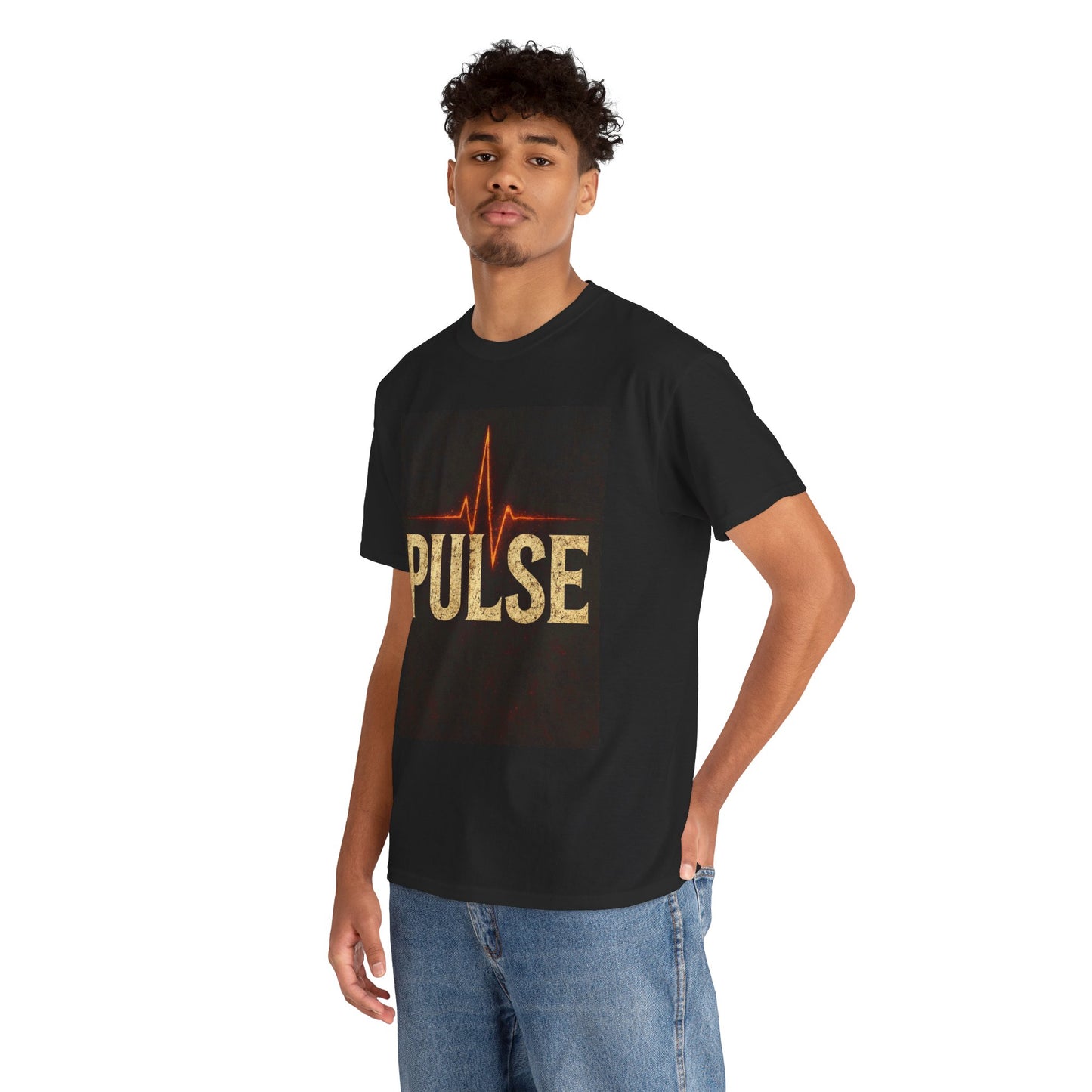 Pulse Graphic Tee, Unisex Cotton Shirt, Casual Wear, Gift for Music Lovers