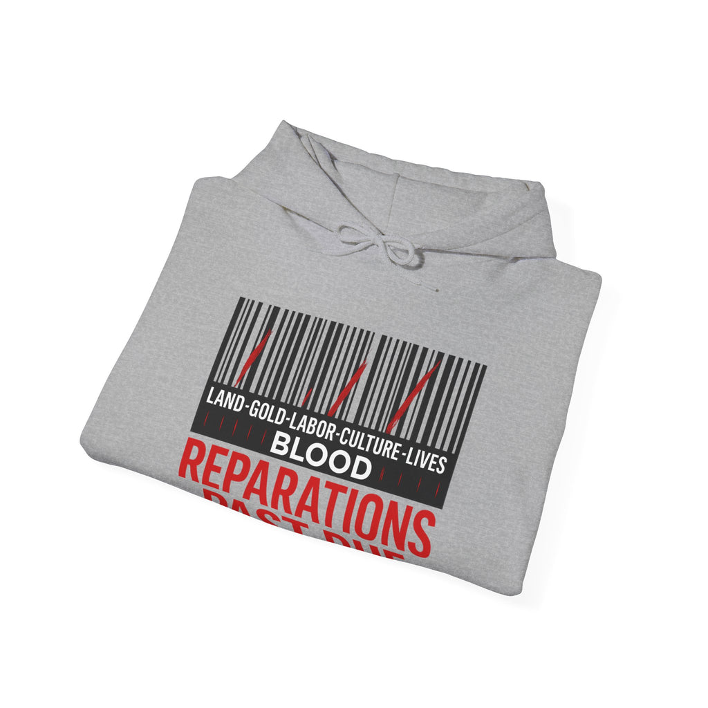 Reparations Theme Hoodie - Unisex Heavy Blend Sweatshirt, Black History Month Apparel, Social Justice Clothing, Protest Wear, Activist [...]