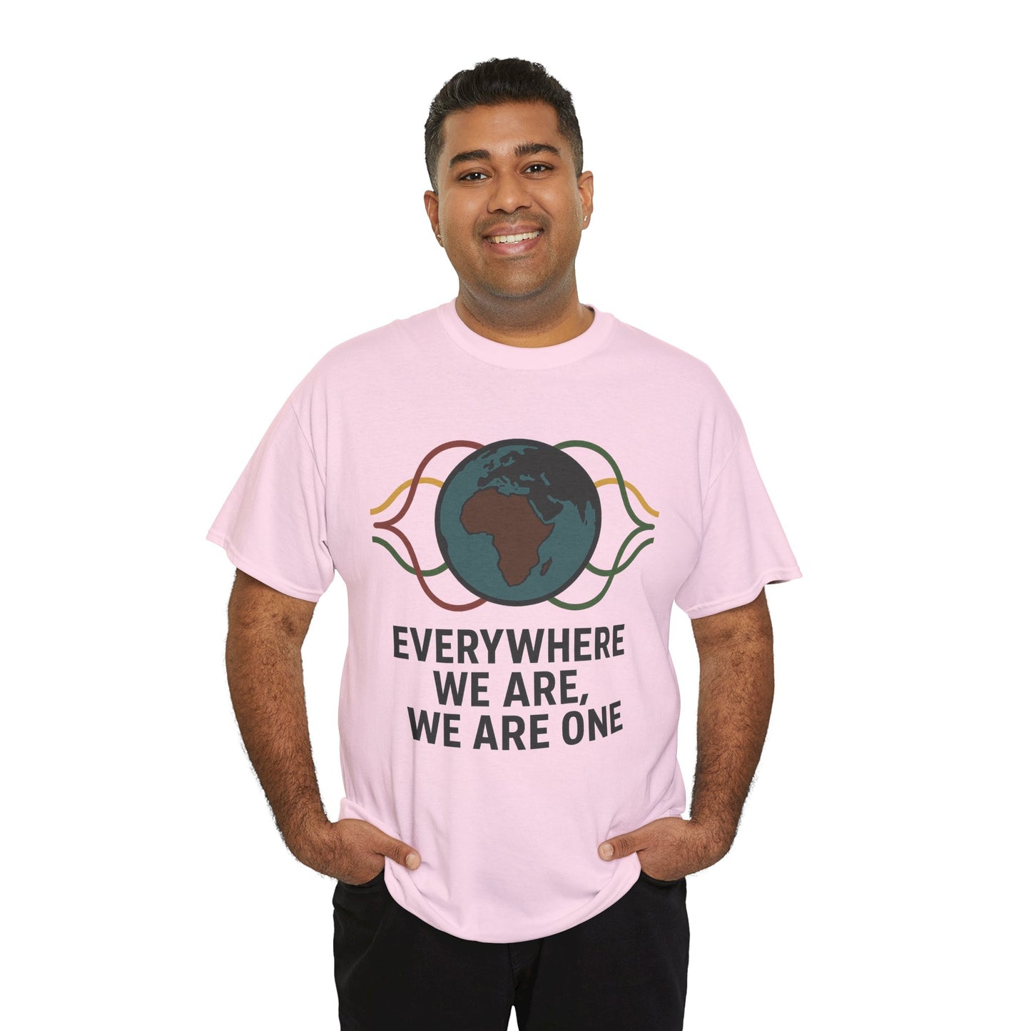 Unity Message Unisex Heavy Cotton Tee - Eco-Friendly Fashion