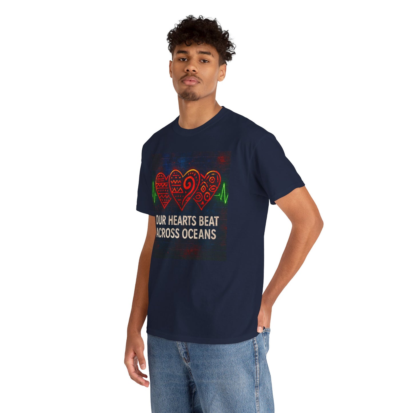 Heartfelt Connection Tee | Unisex Cotton T-Shirt for Relationships