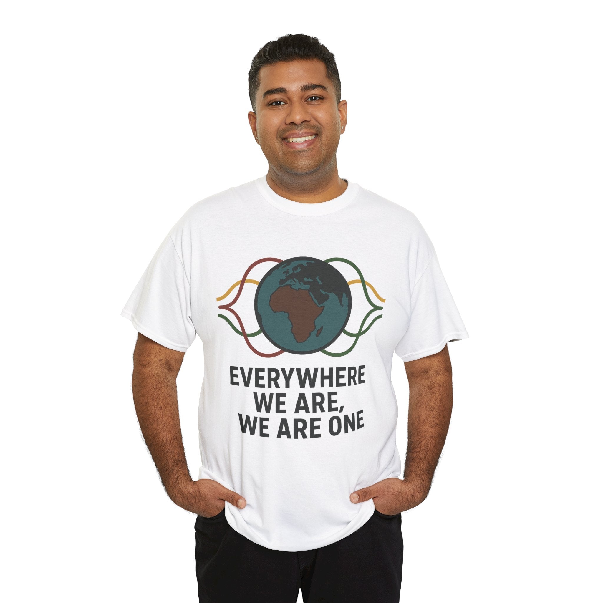 Unity Message Unisex Heavy Cotton Tee - Eco-Friendly Fashion