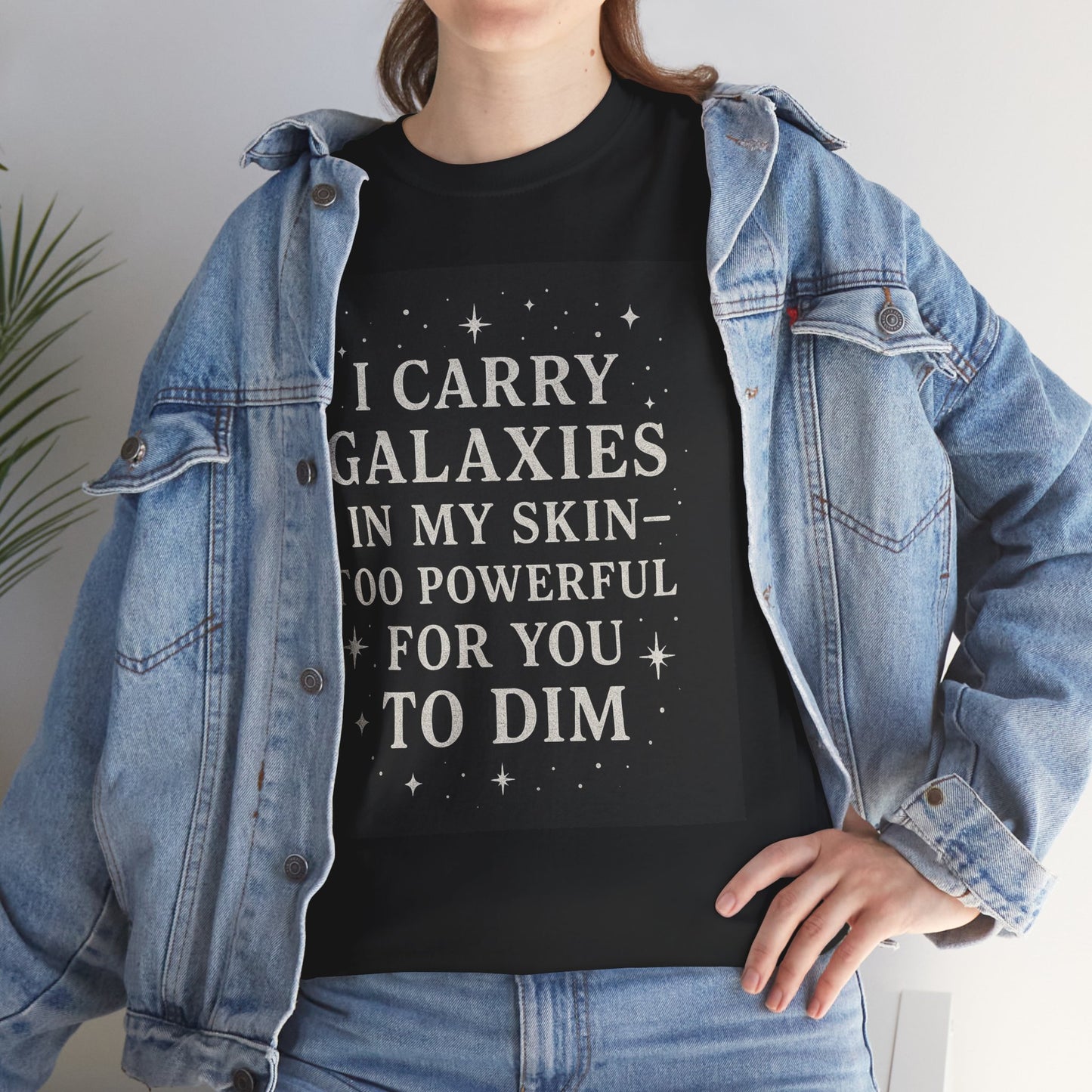 Galactic Vibes Unisex Tee - I Carry Galaxies Design