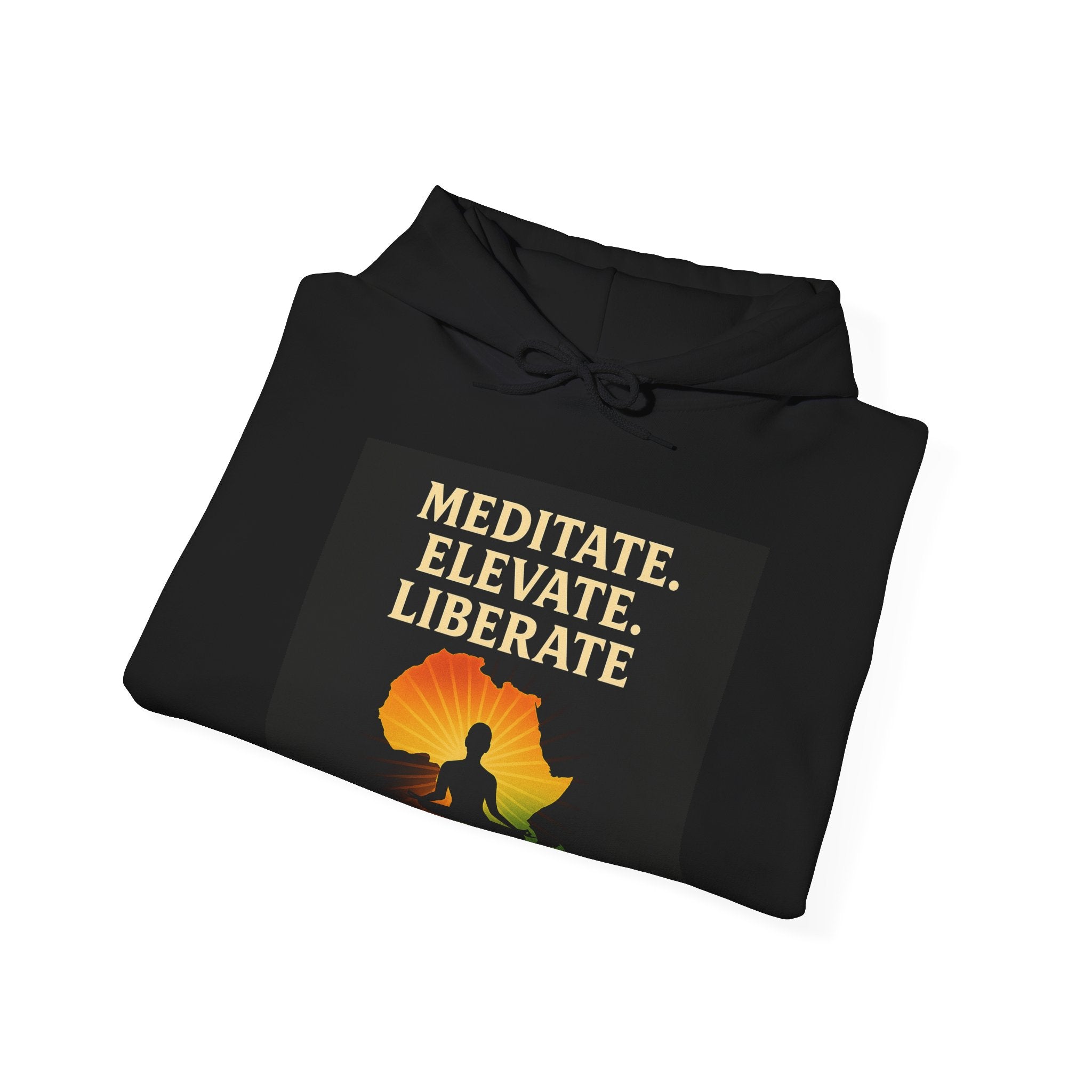 Meditation Inspired Unisex Hoodie - Meditate. Elevate. Liberate.