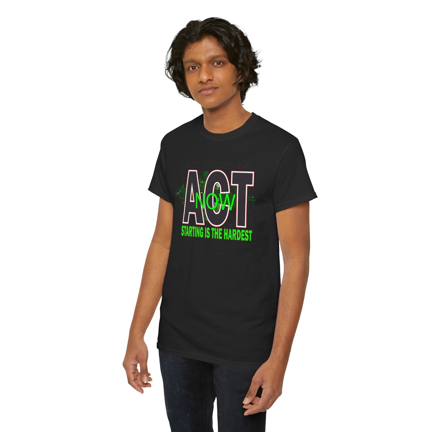 Motivational Unisex Tee - Start Now with Style, Perfect for Workouts